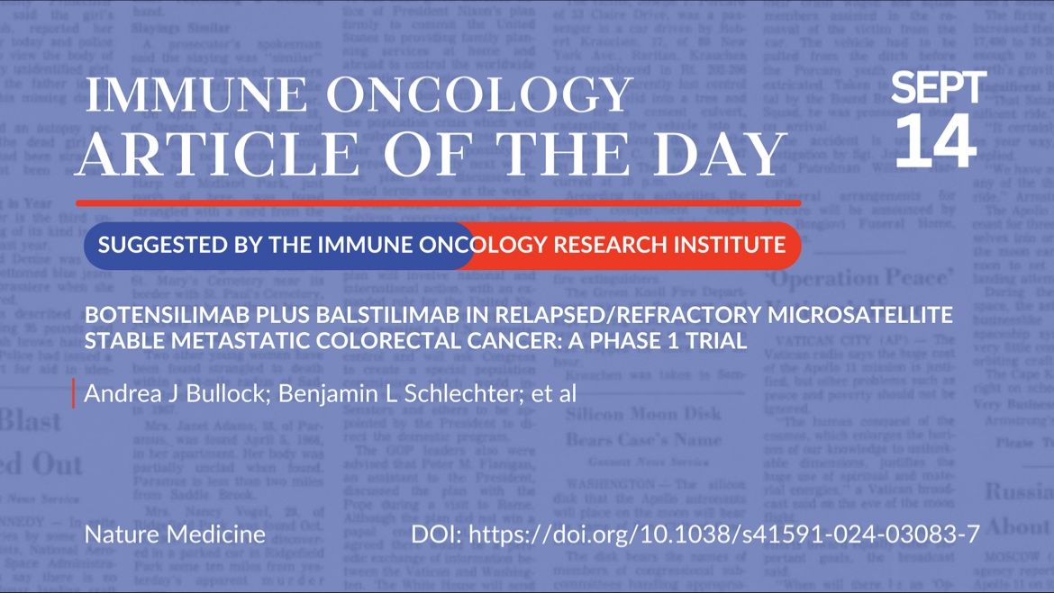 Immune Oncology Research Institute