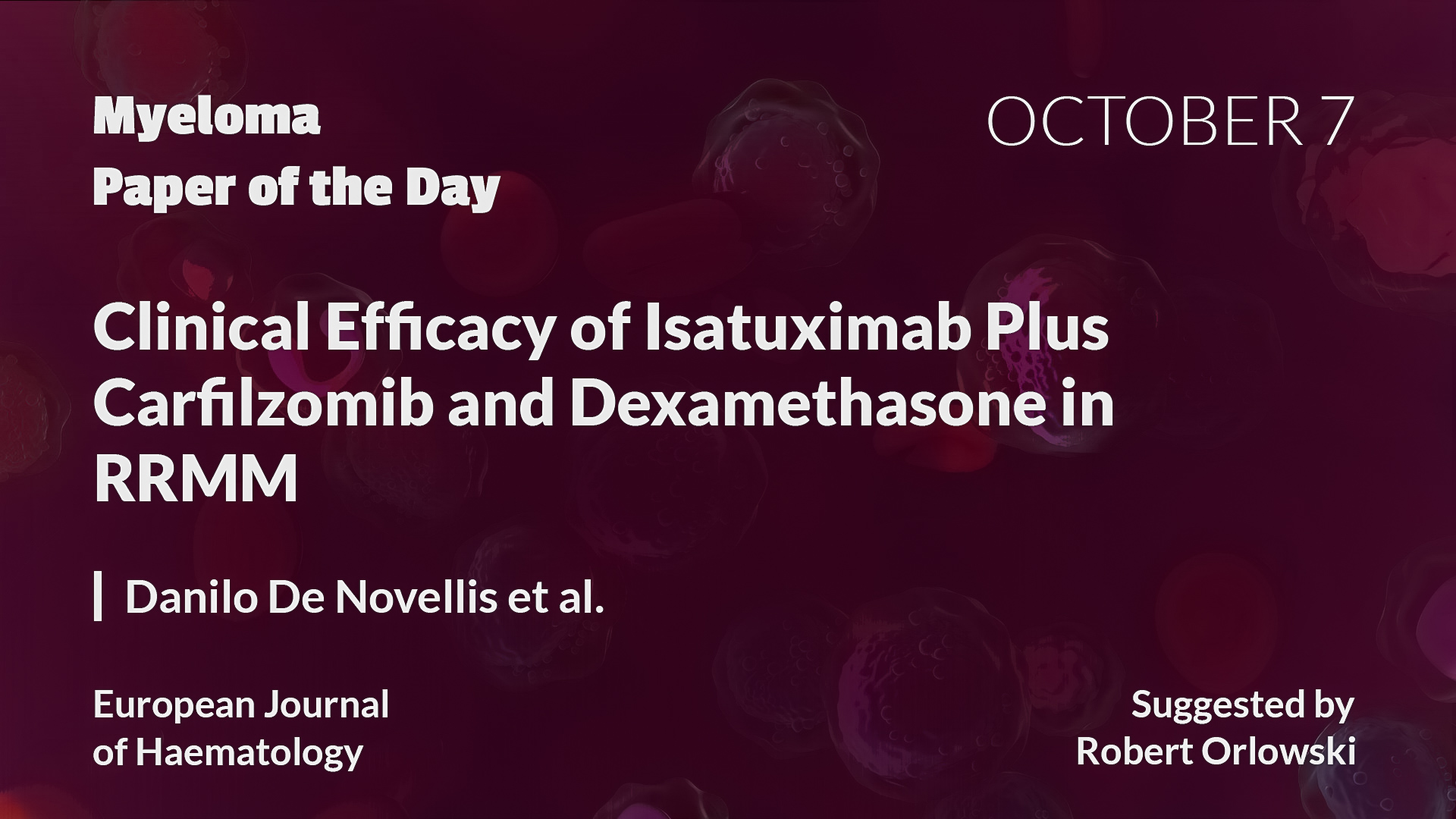 Myeloma Paper of the Day
