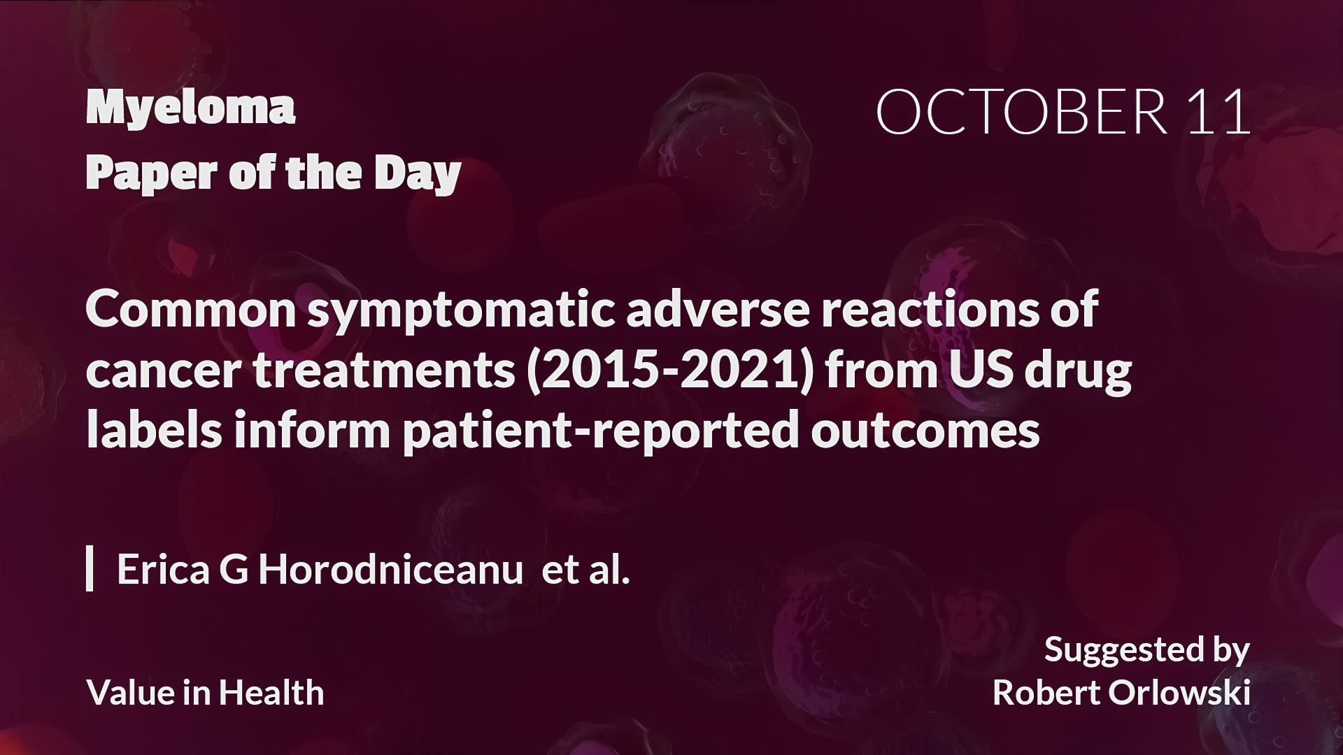 Myeloma Paper of the Day