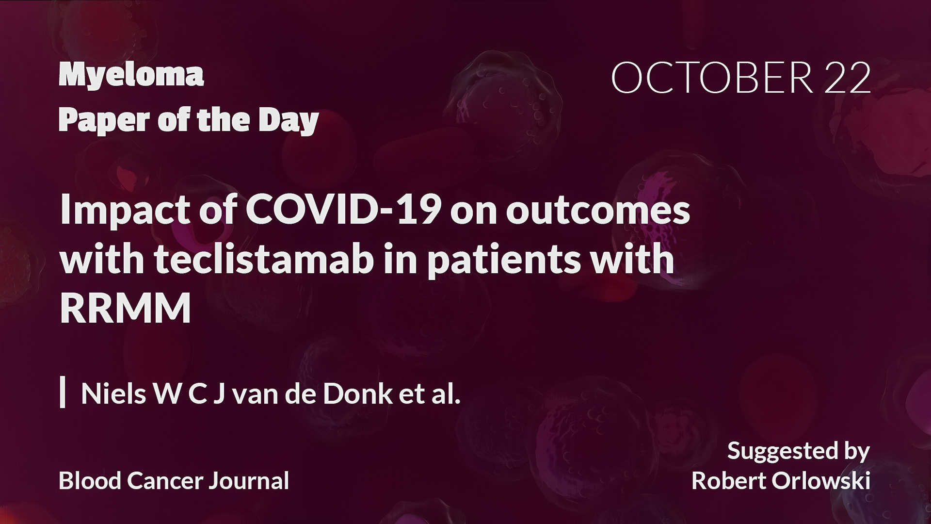 Myeloma Paper of the Day