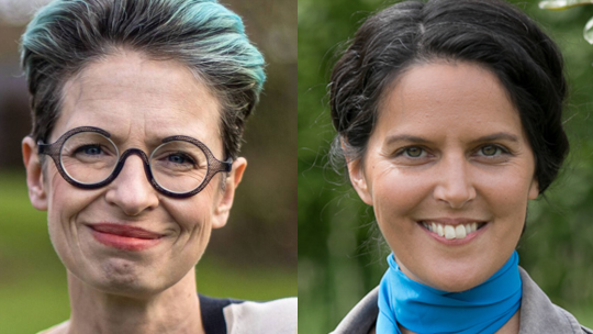 Liz O'Riordan and Jasmin Julia Gupta