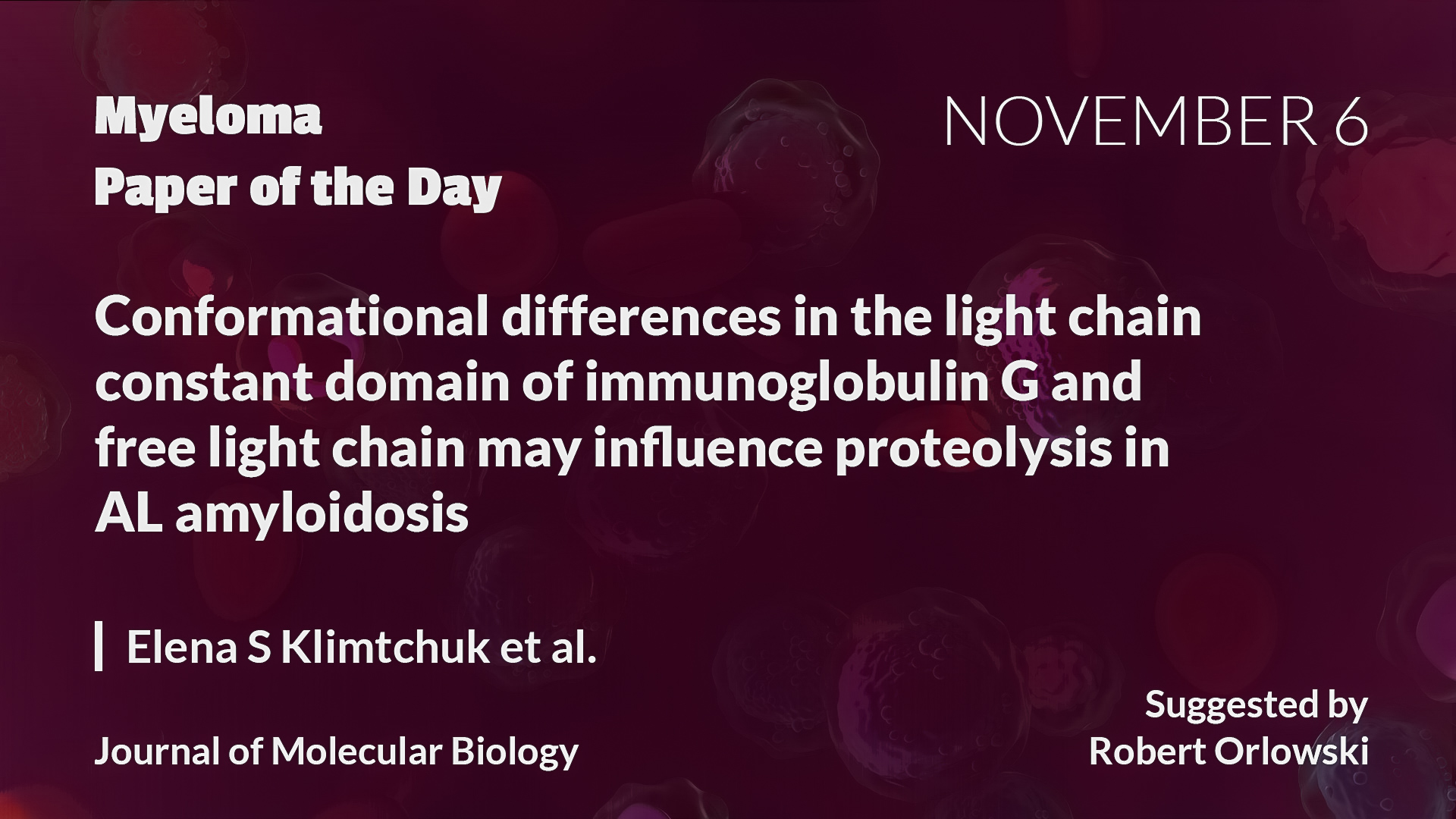 Myeloma Paper of the Day