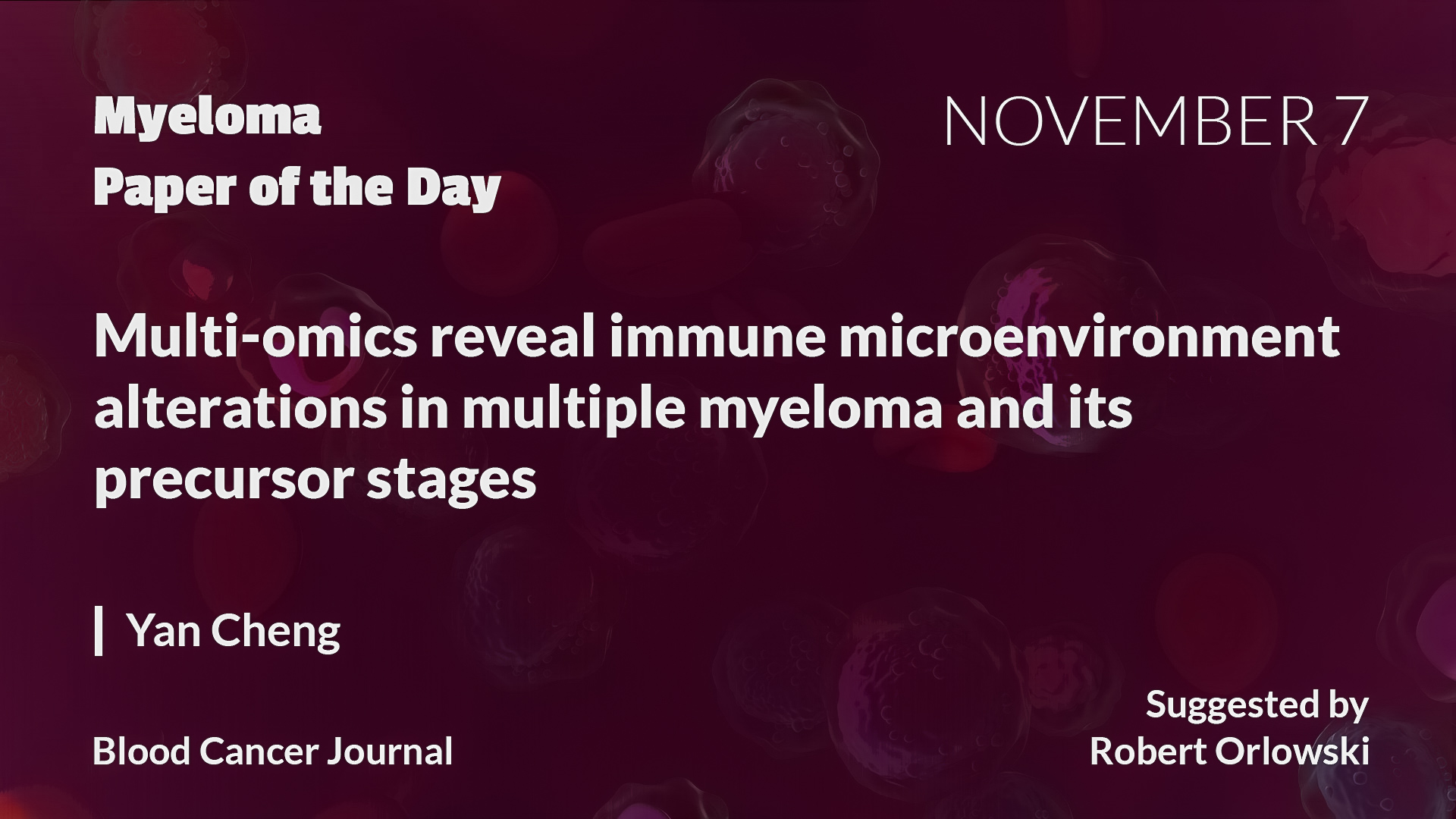 Myeloma Paper of the Day