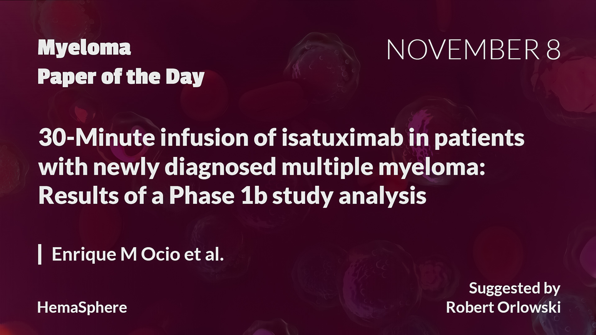 Myeloma Paper of the Day