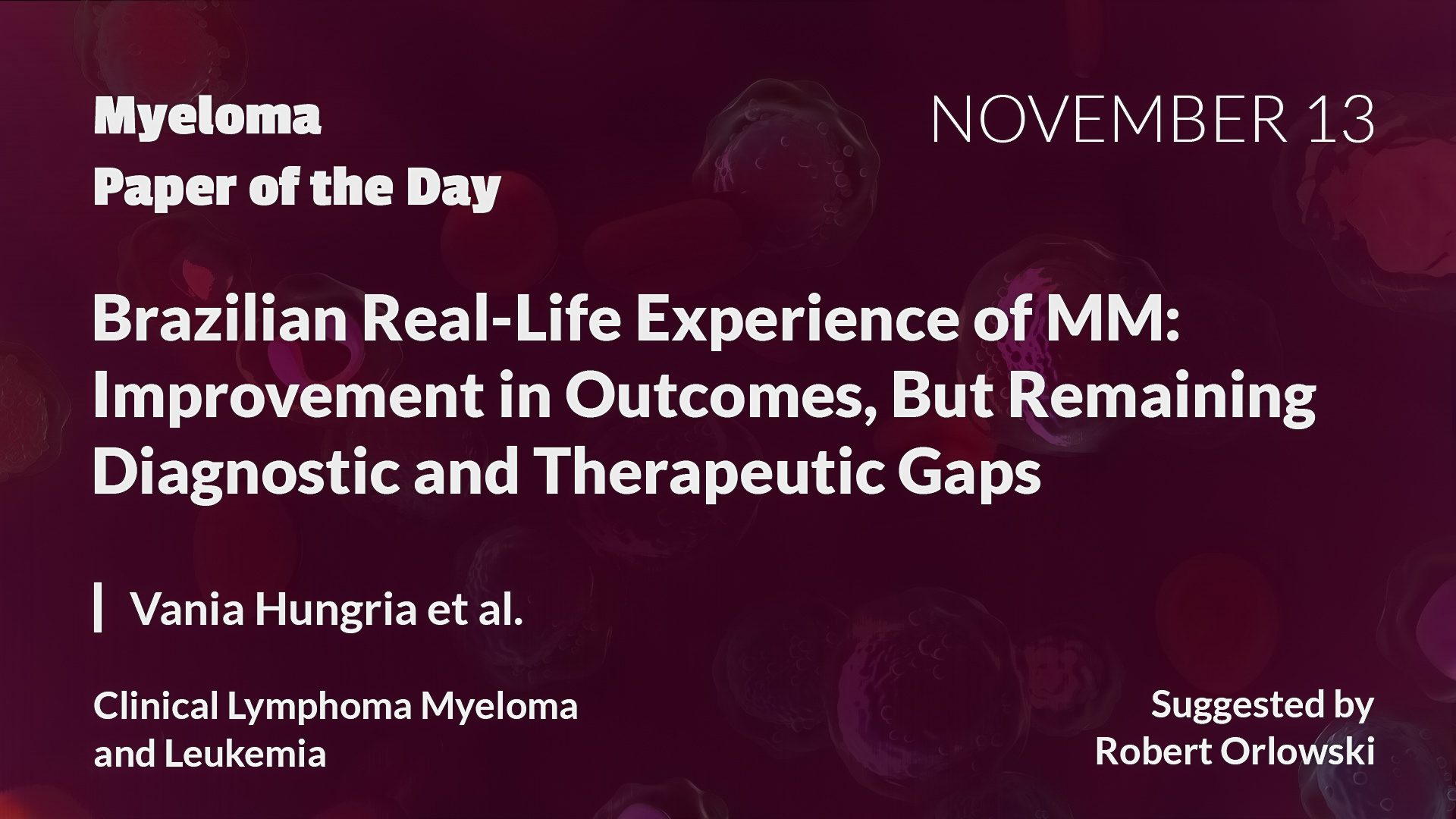 Myeloma Paper of the Day