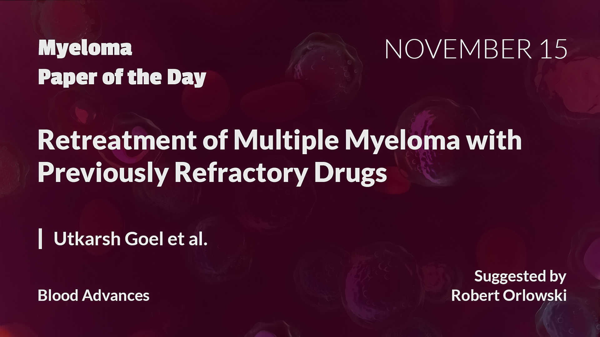 Myeloma Paper of the Day