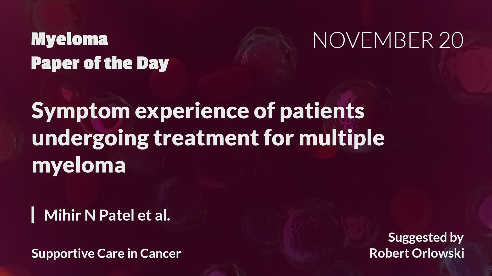 Myeloma Paper of the Day