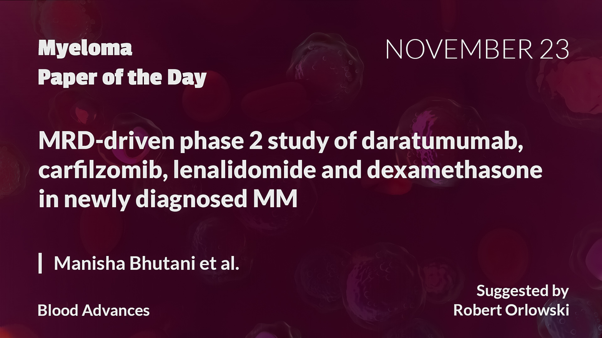 Myeloma Paper of the Day