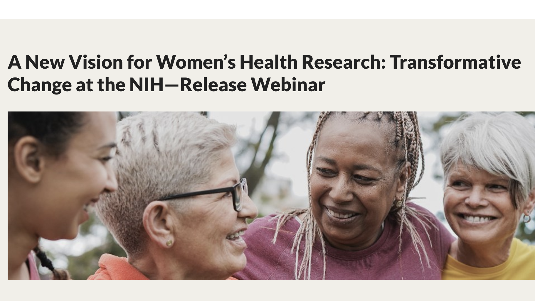 Women's Health Research