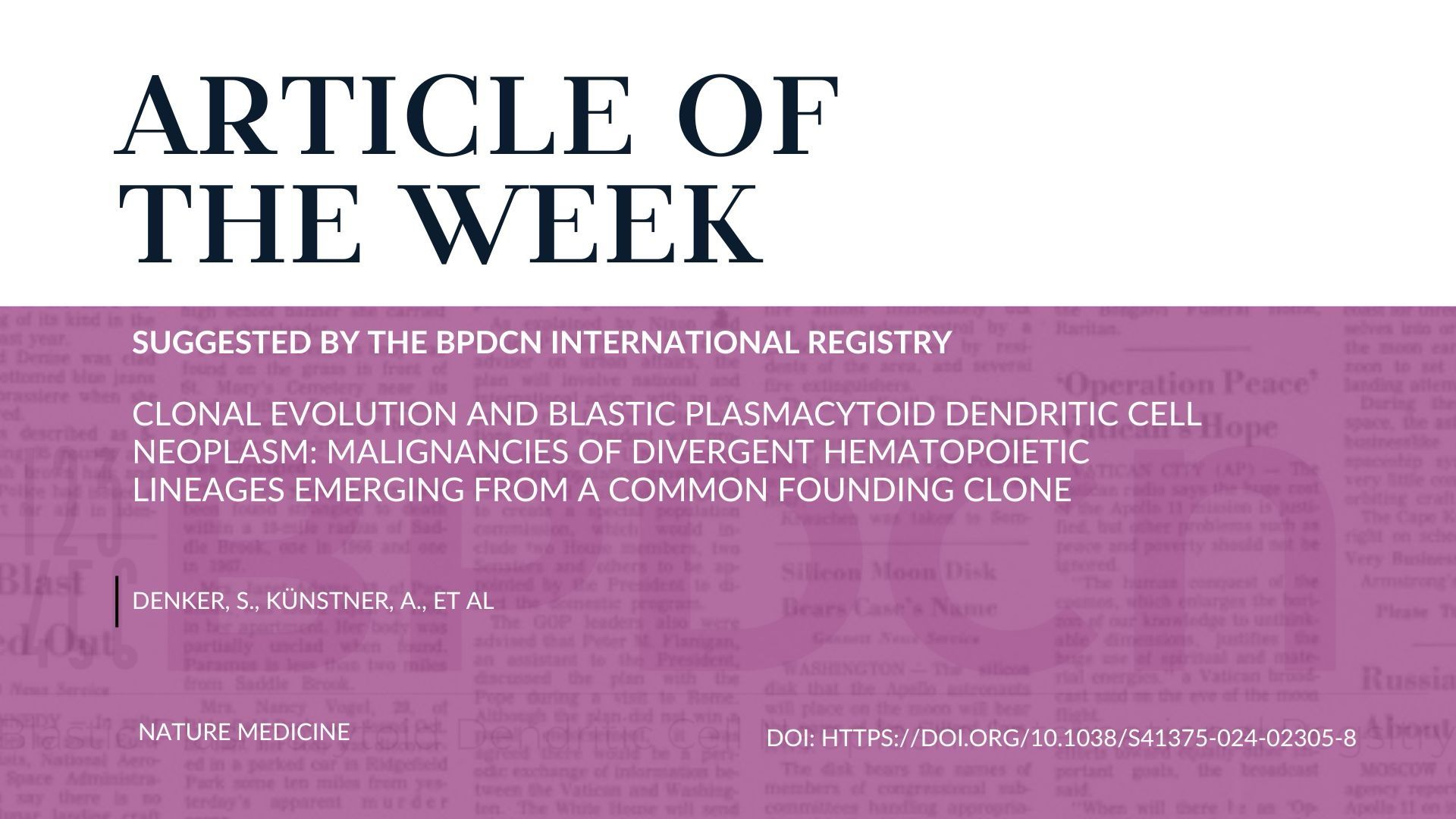 Article of the Week
