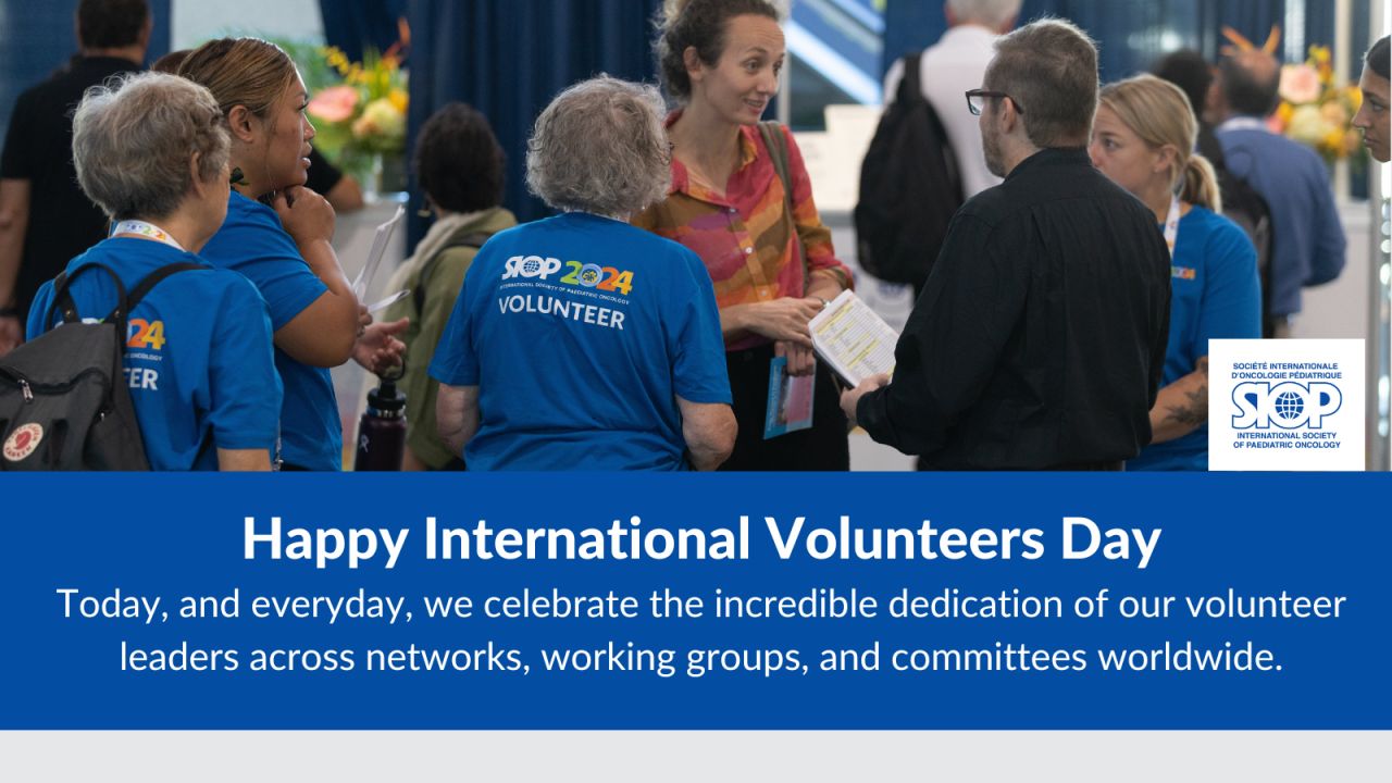 SIOP volunteer