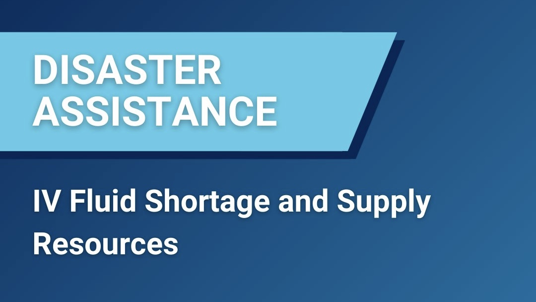 IV Fluid Shortage