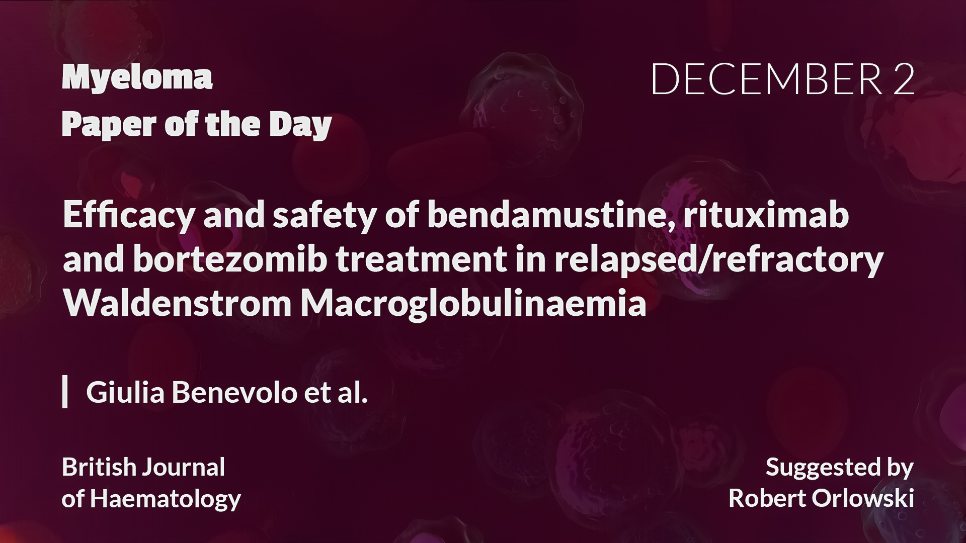 Myeloma Paper of the Day