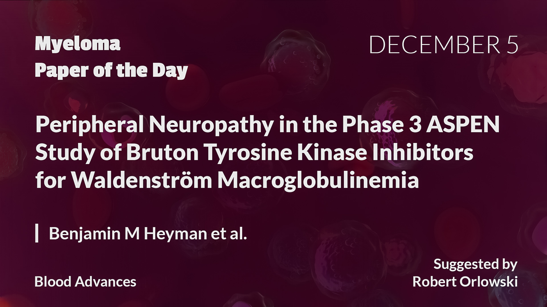 Myeloma Paper of the Day
