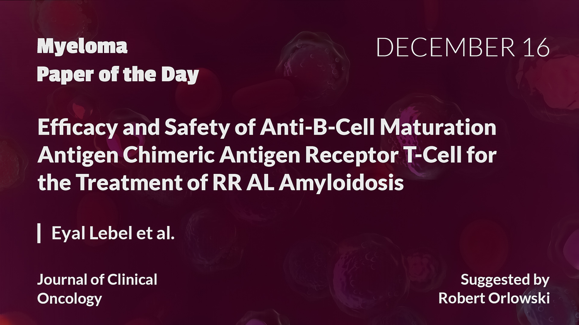 Myeloma Paper of the Day