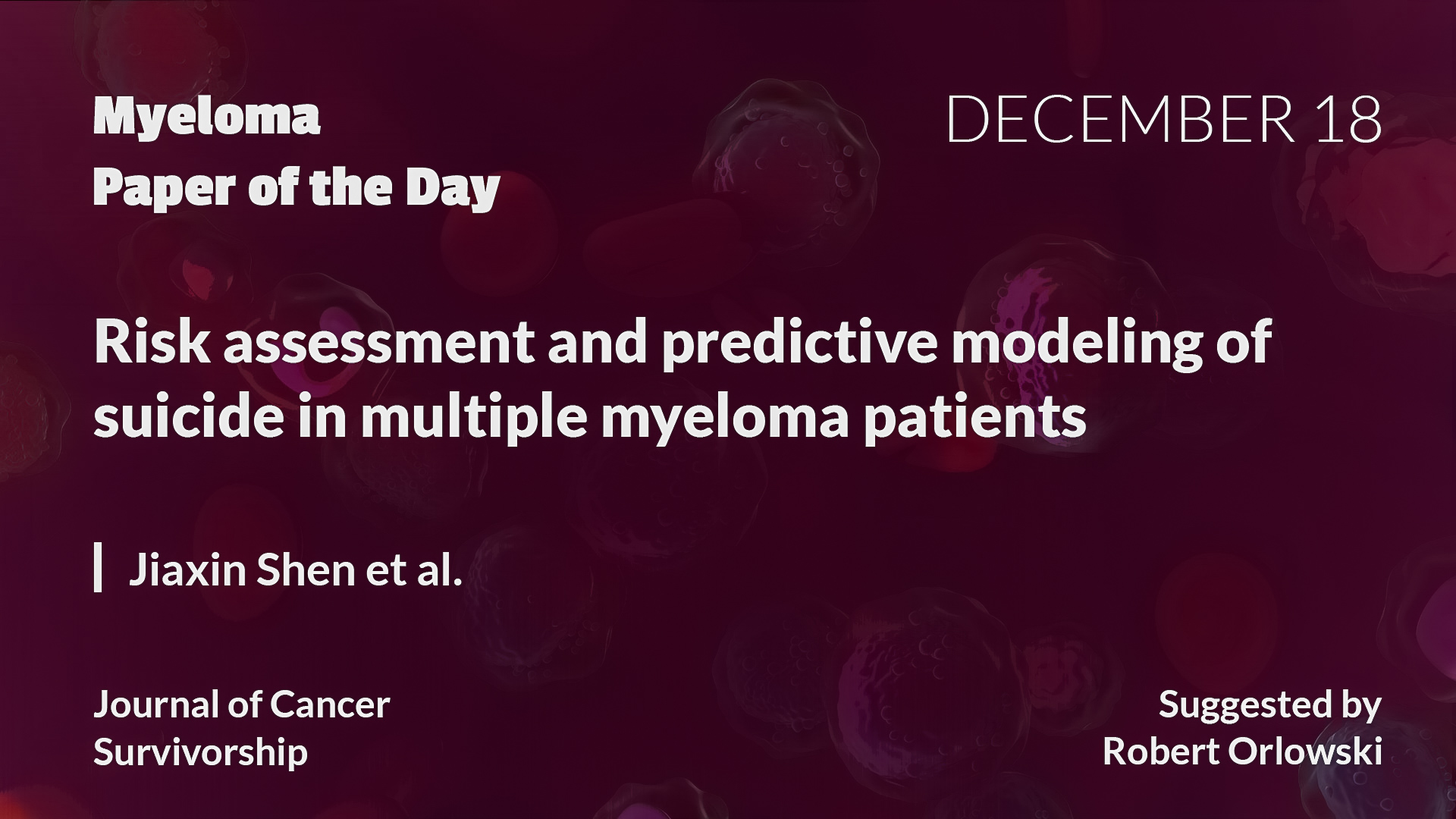 Myeloma Paper of the Day