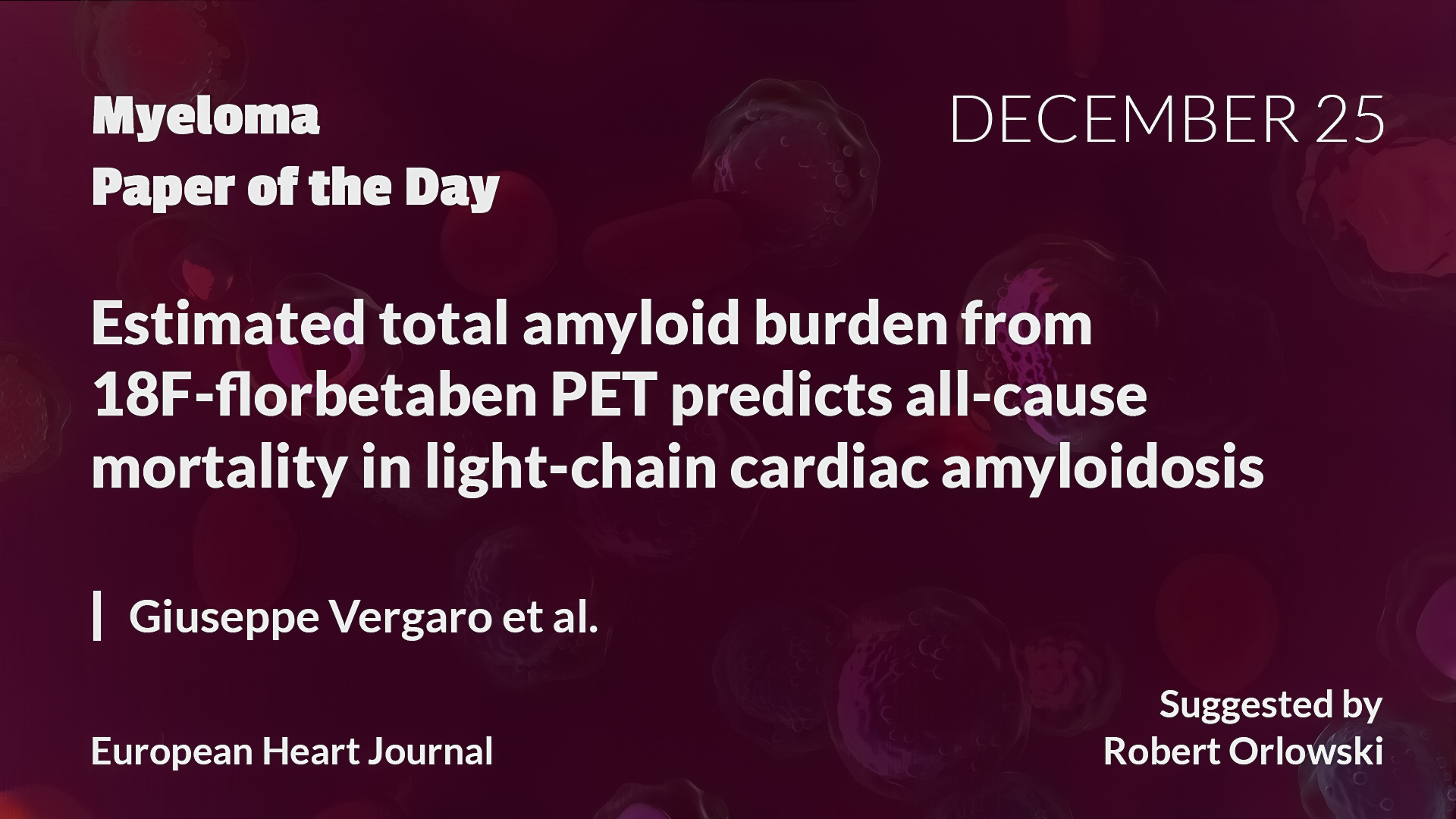 Myeloma Paper of the Day