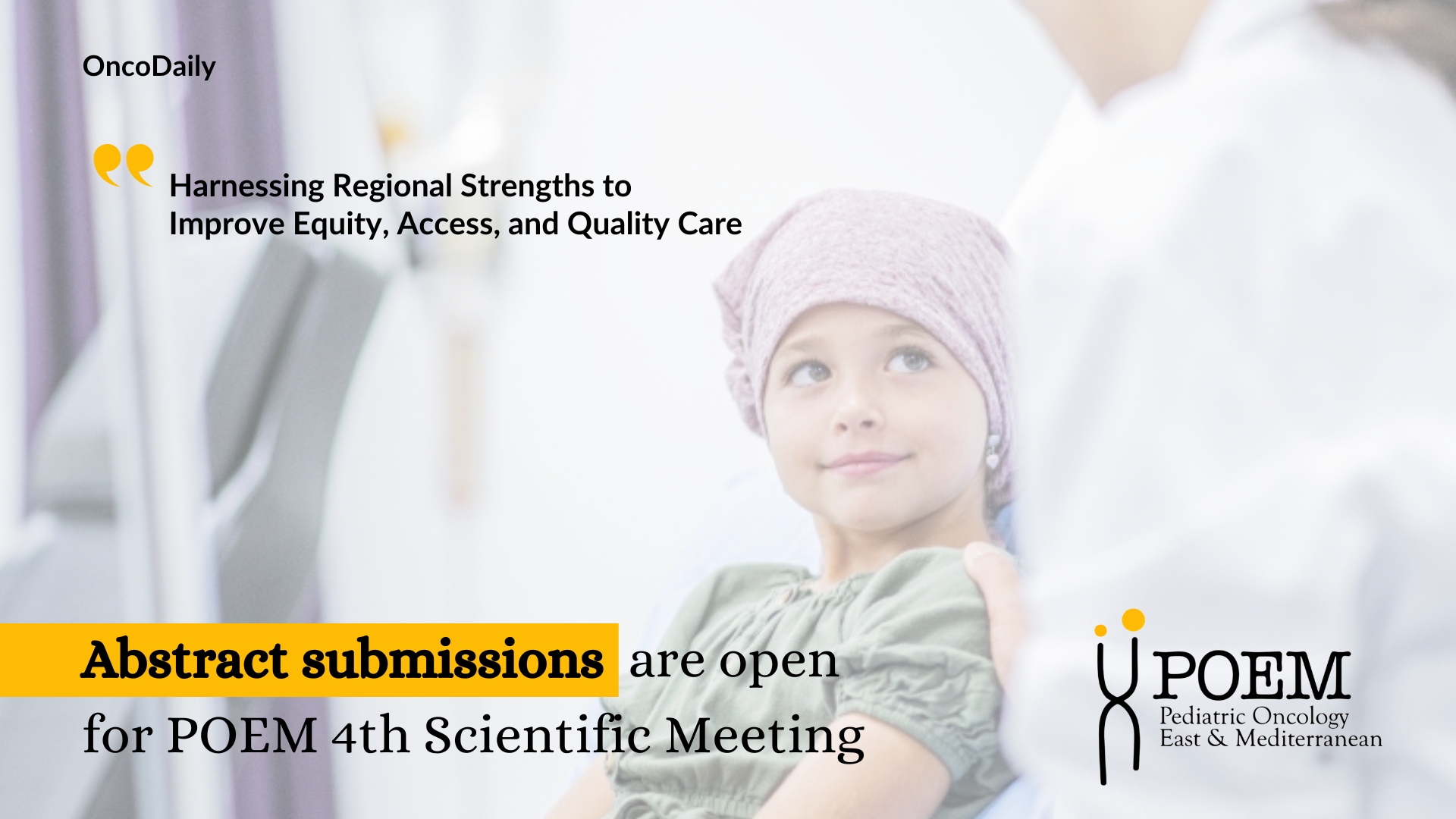 Abstract submissions are open for POEM 4th Scientific Meeting