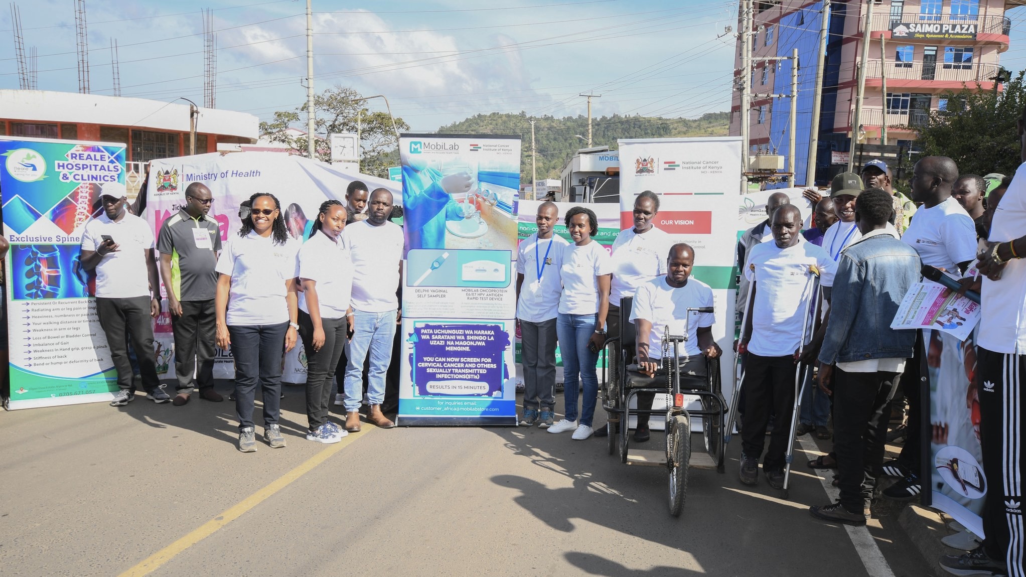 A massive turnout for the free cancer screening event by NCI of Kenya and Bongaa Health Foundation - NCI of Kenya