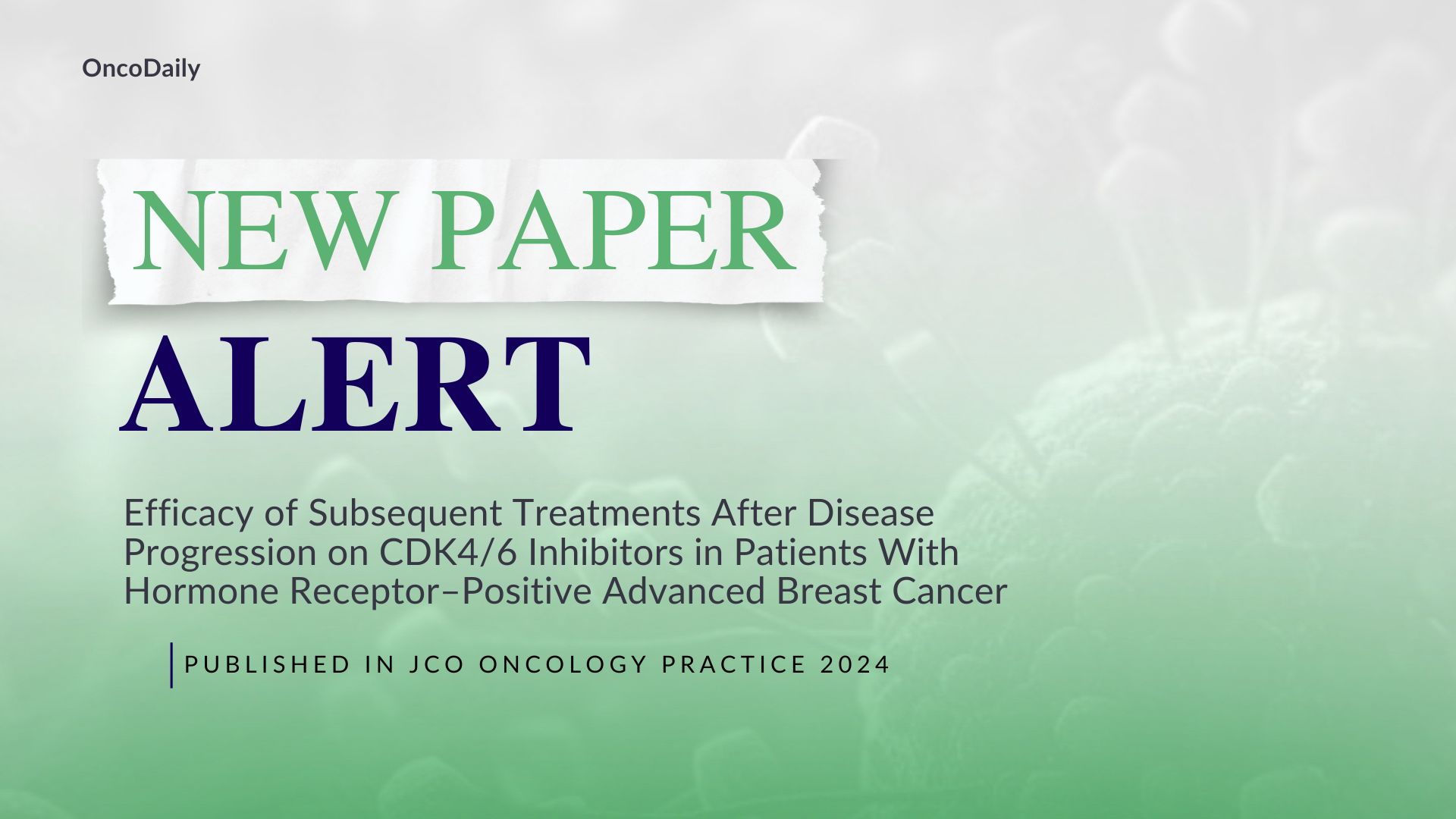 new paper JCO