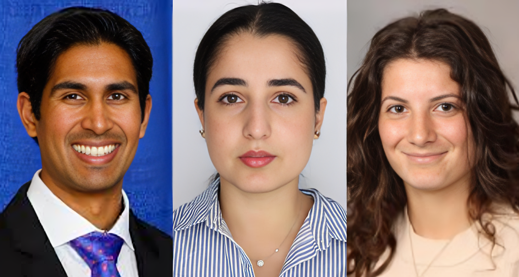 Aadel Chaudhuri, Ayesha Hashmi and Lilli Greiner