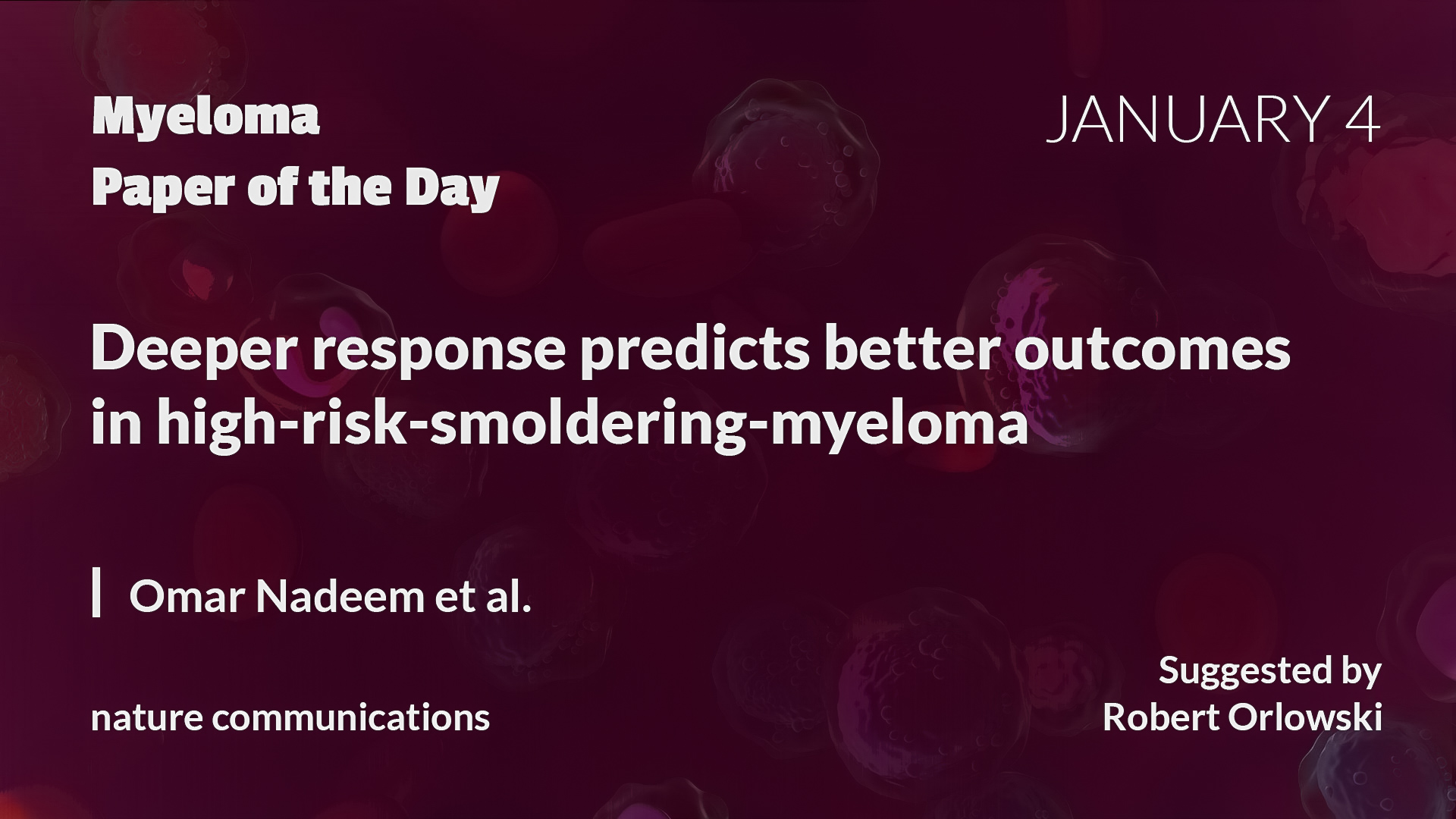 Myeloma Paper of the Day
