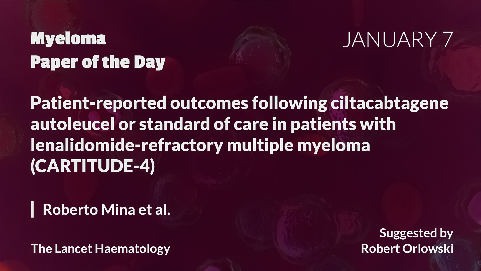 Myeloma Paper of the Day