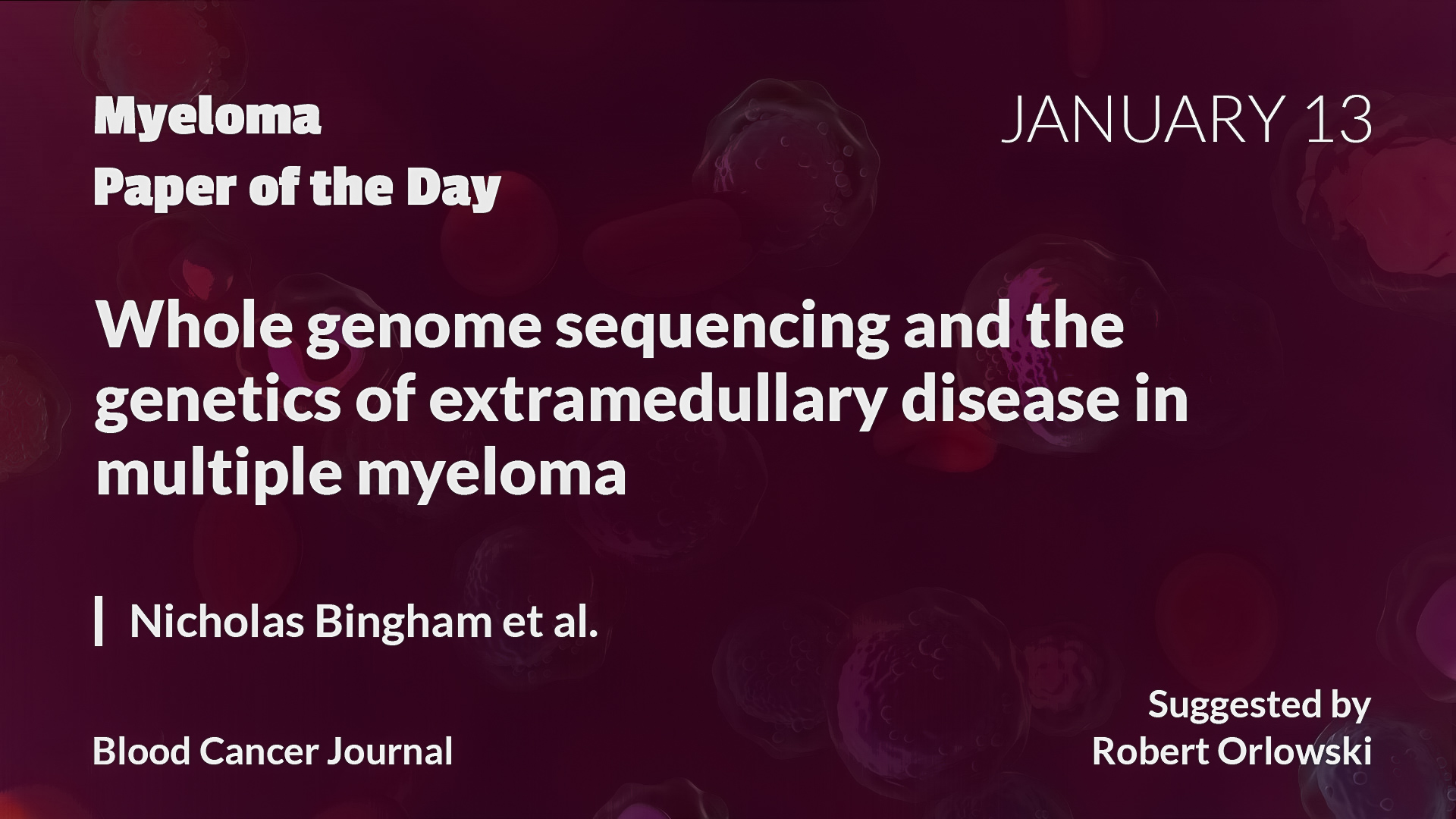 Myeloma Paper of the Day
