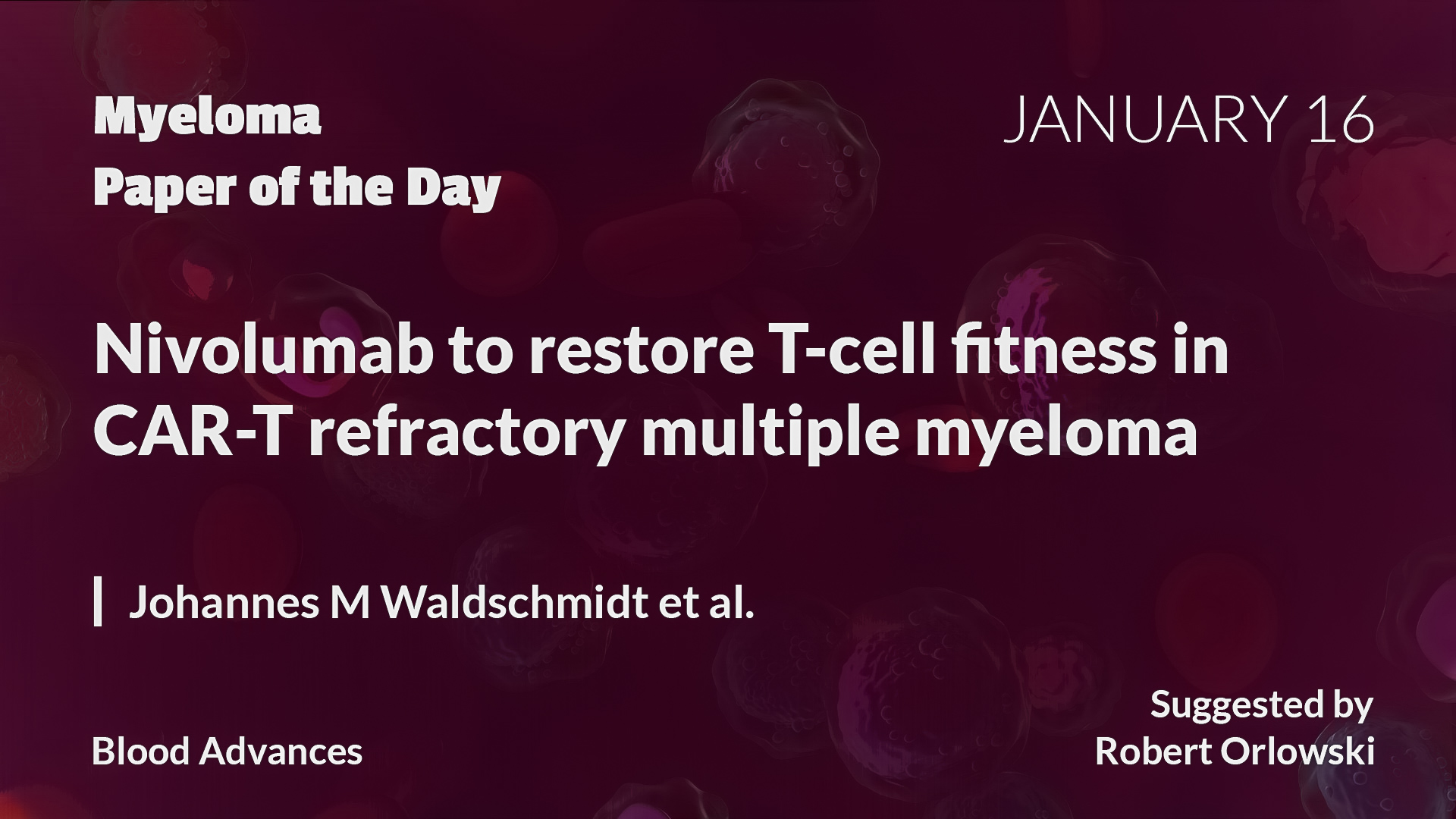 Myeloma Paper of the Day