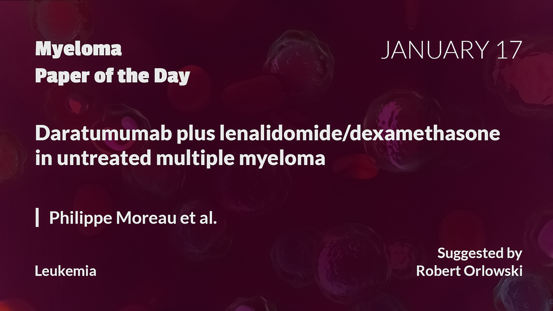 Myeloma Paper of the Day