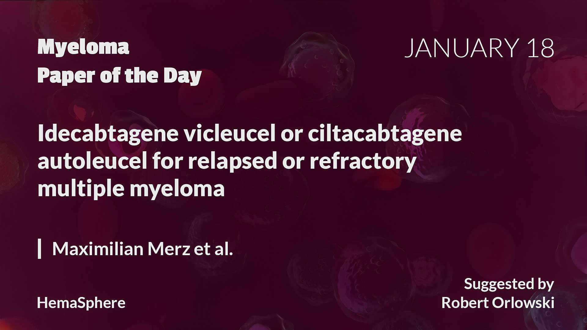 Myeloma Paper of the Day