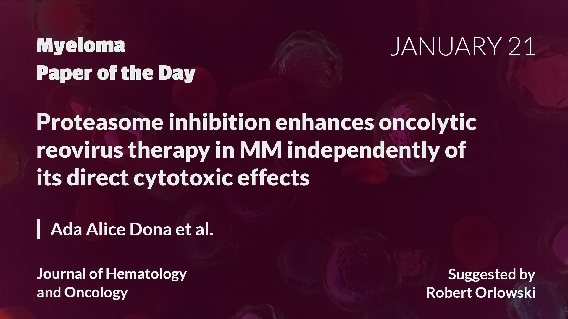 Myeloma Paper of the Day