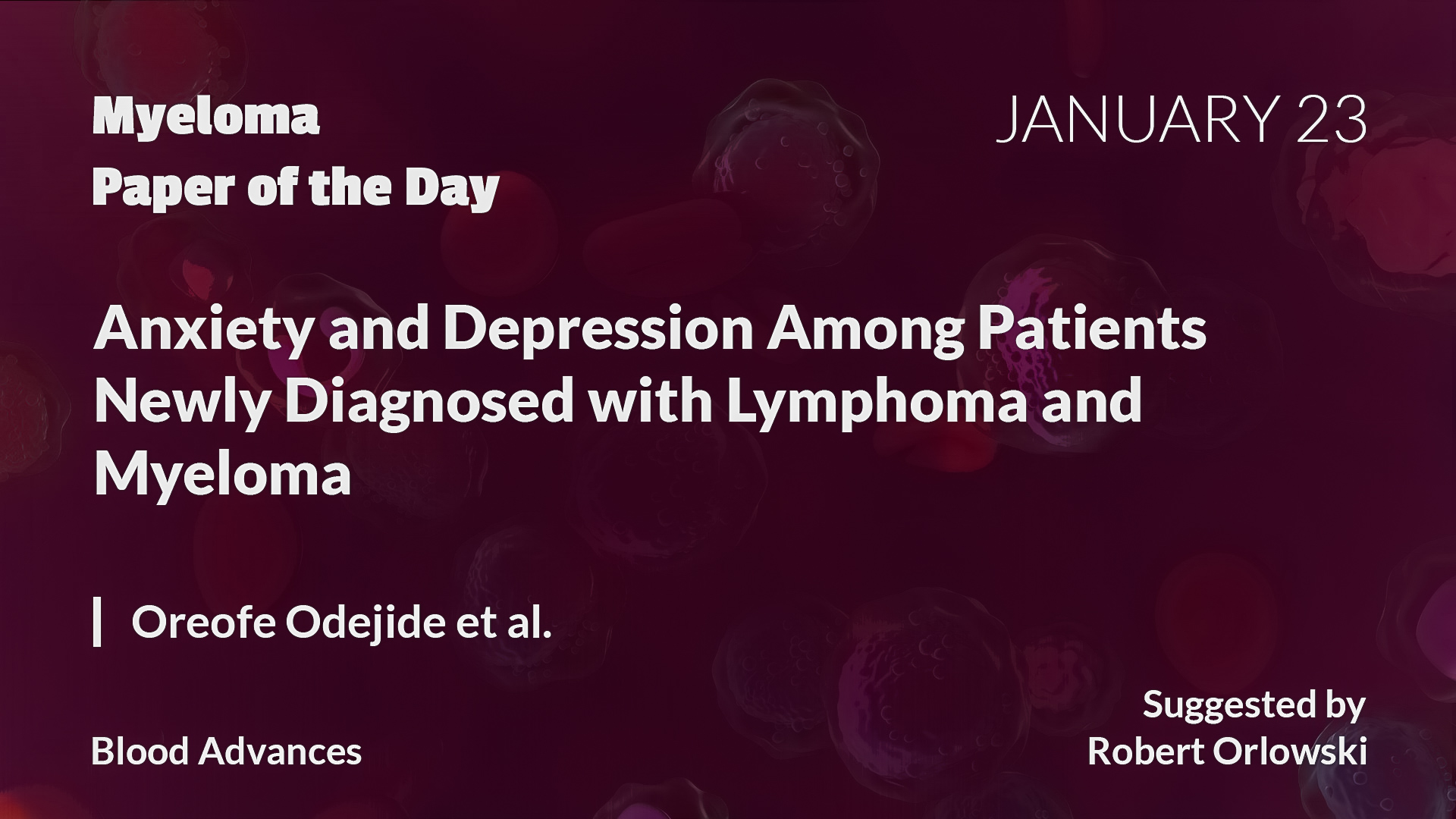 Myeloma Paper of the Day