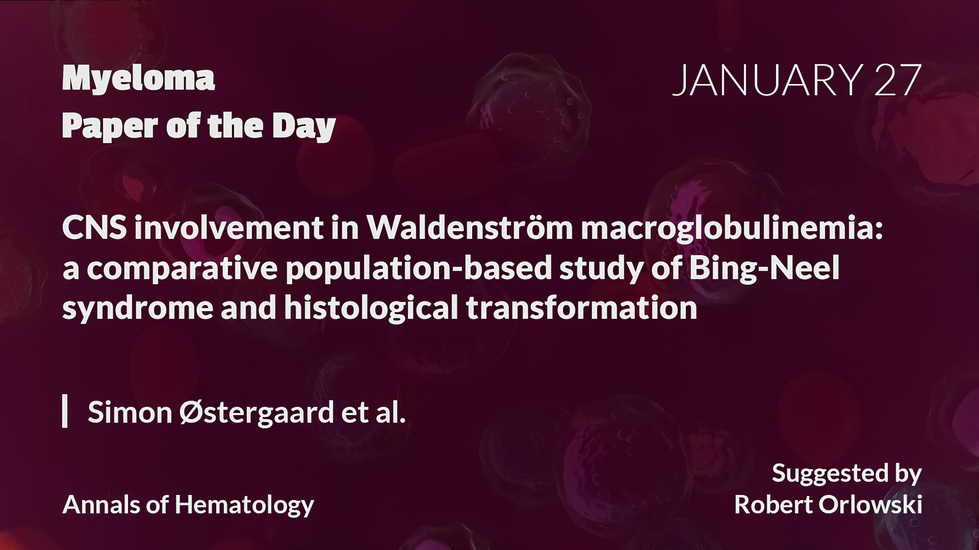 Myeloma Paper of the Day
