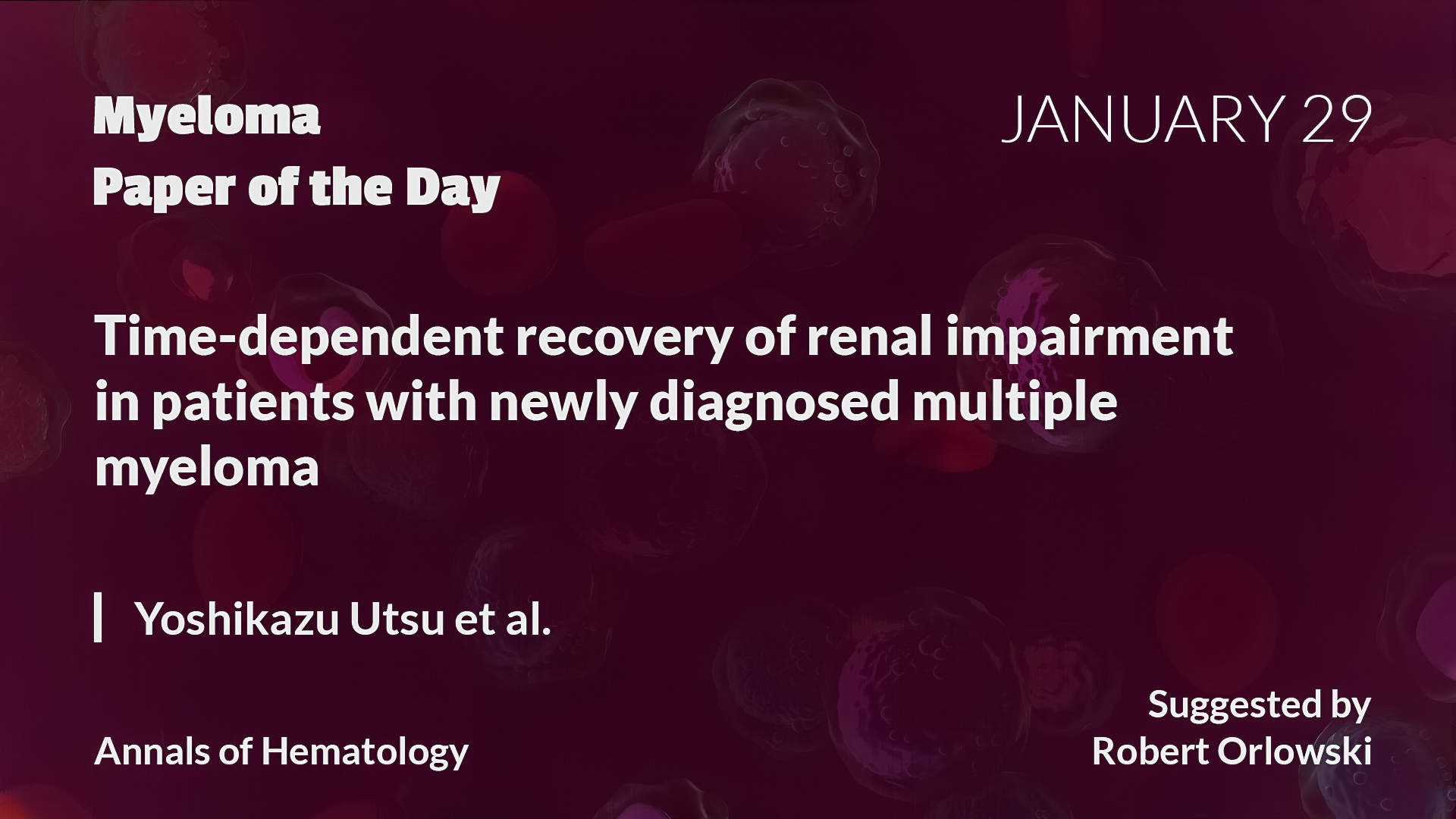 Myeloma Paper of the Day
