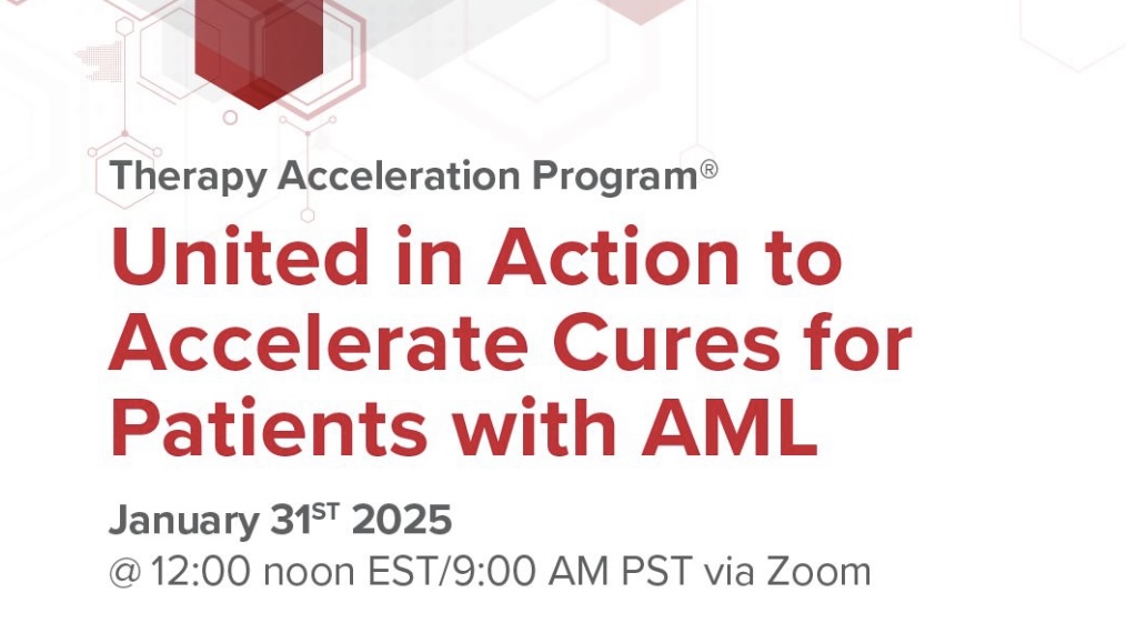 Registration is open for the Therapy Acceleration Program (TAP) - The Leukemia and Lymphoma Society
