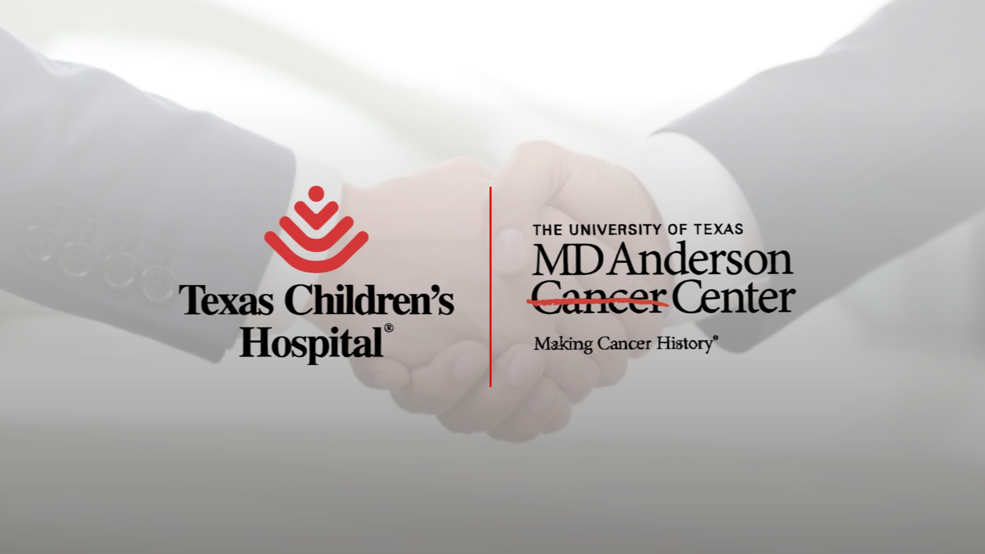 MD Anderson Cancer Center and Texas Children's Hospital announced a collaboration dedicated solely to pediatric cancer care