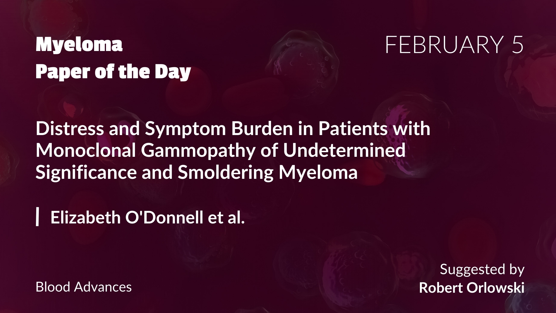 Myeloma Paper of the Day