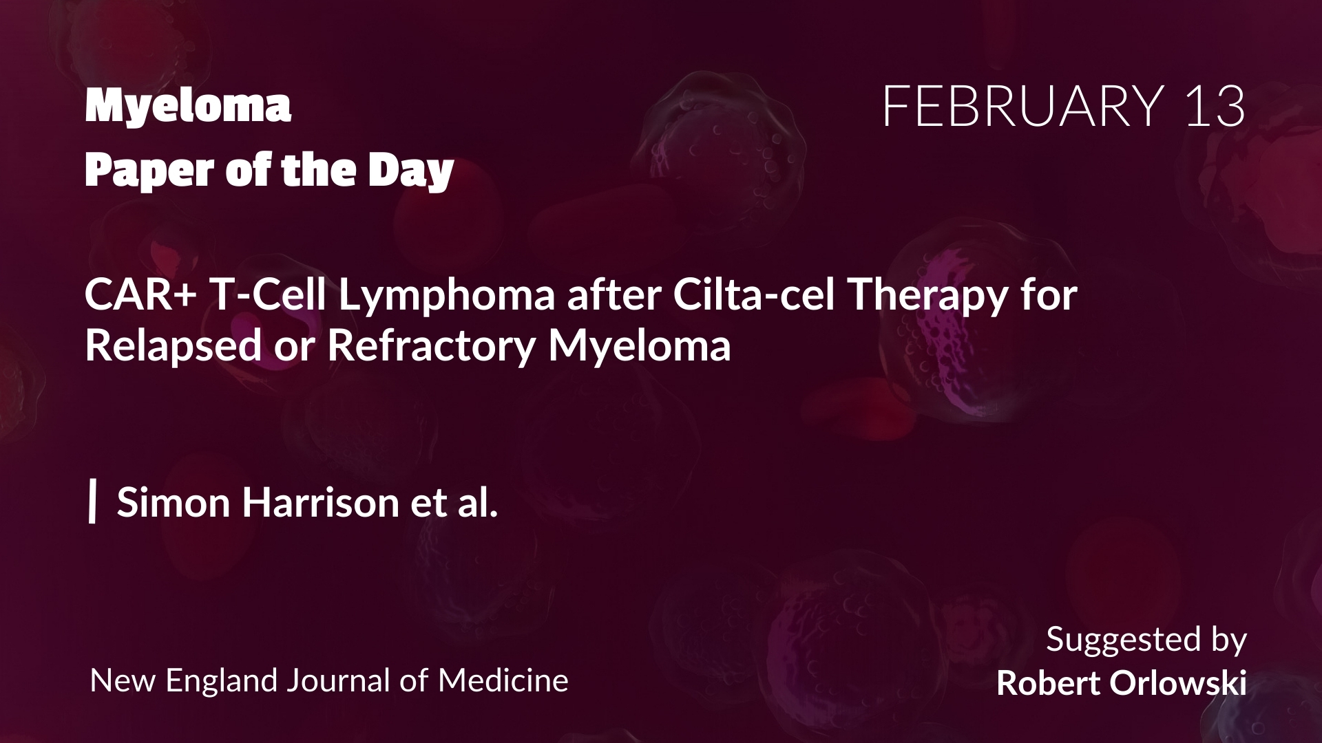 Myeloma Paper of the Day
