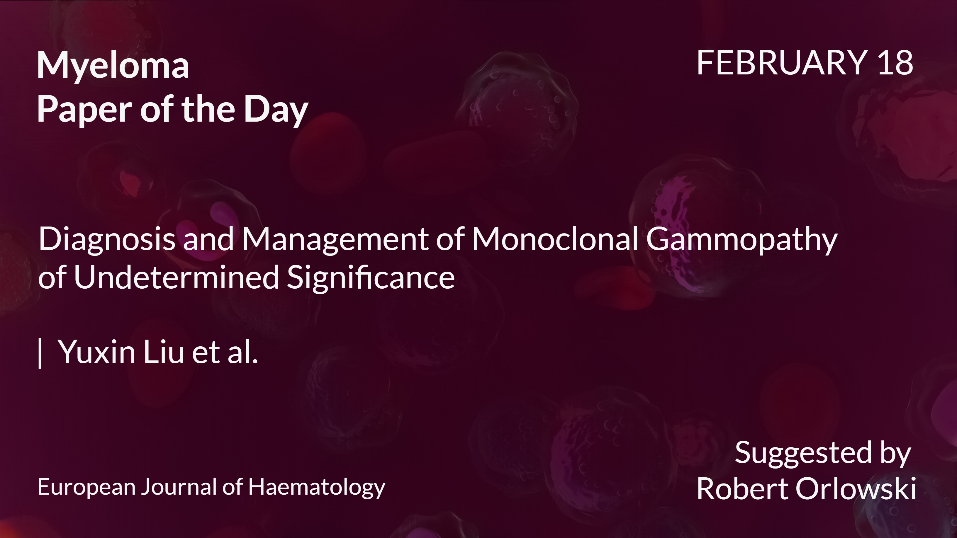 Myeloma Paper of the Day