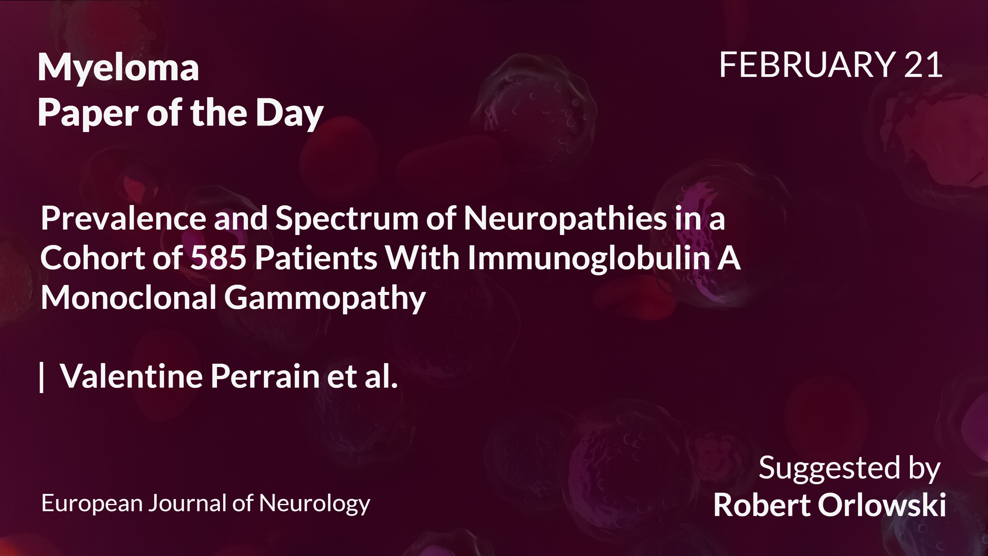 Myeloma Paper of the Day