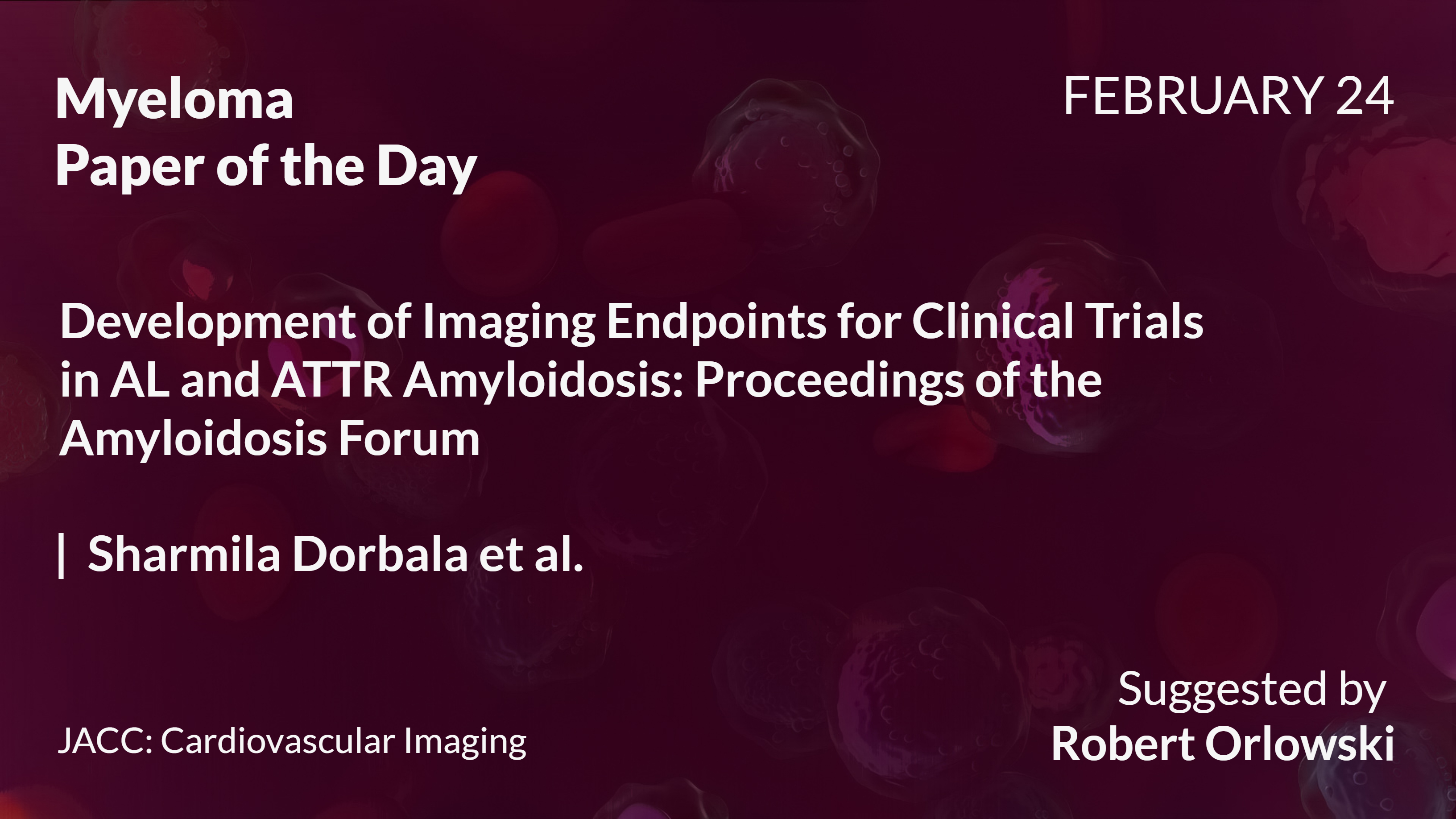 Myeloma Paper of the Day