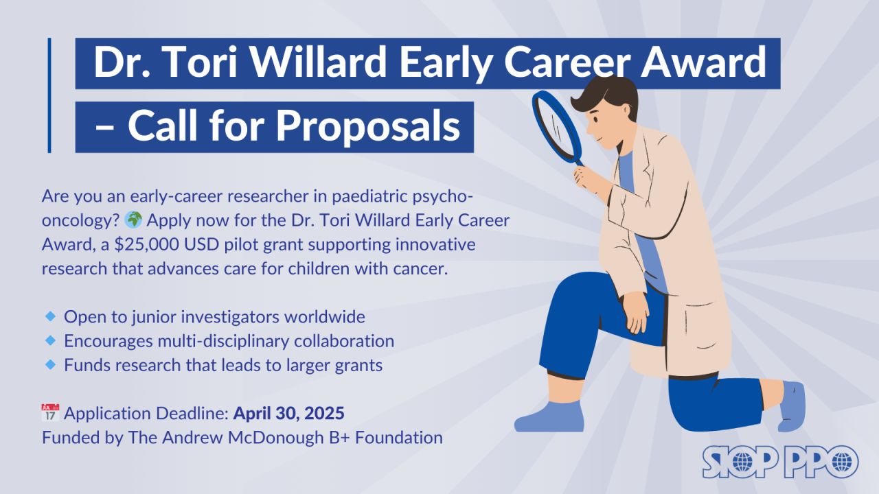 Dr. Tori Willard Early Career Award: Call for Proposals - SIOP