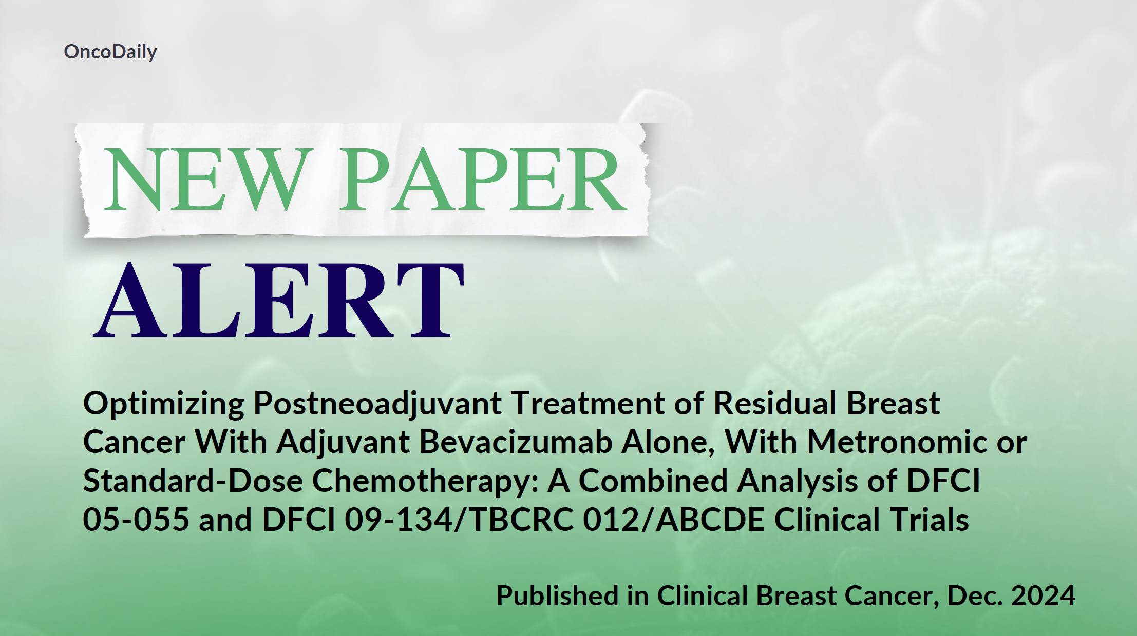 Residual Breast Cancer paper