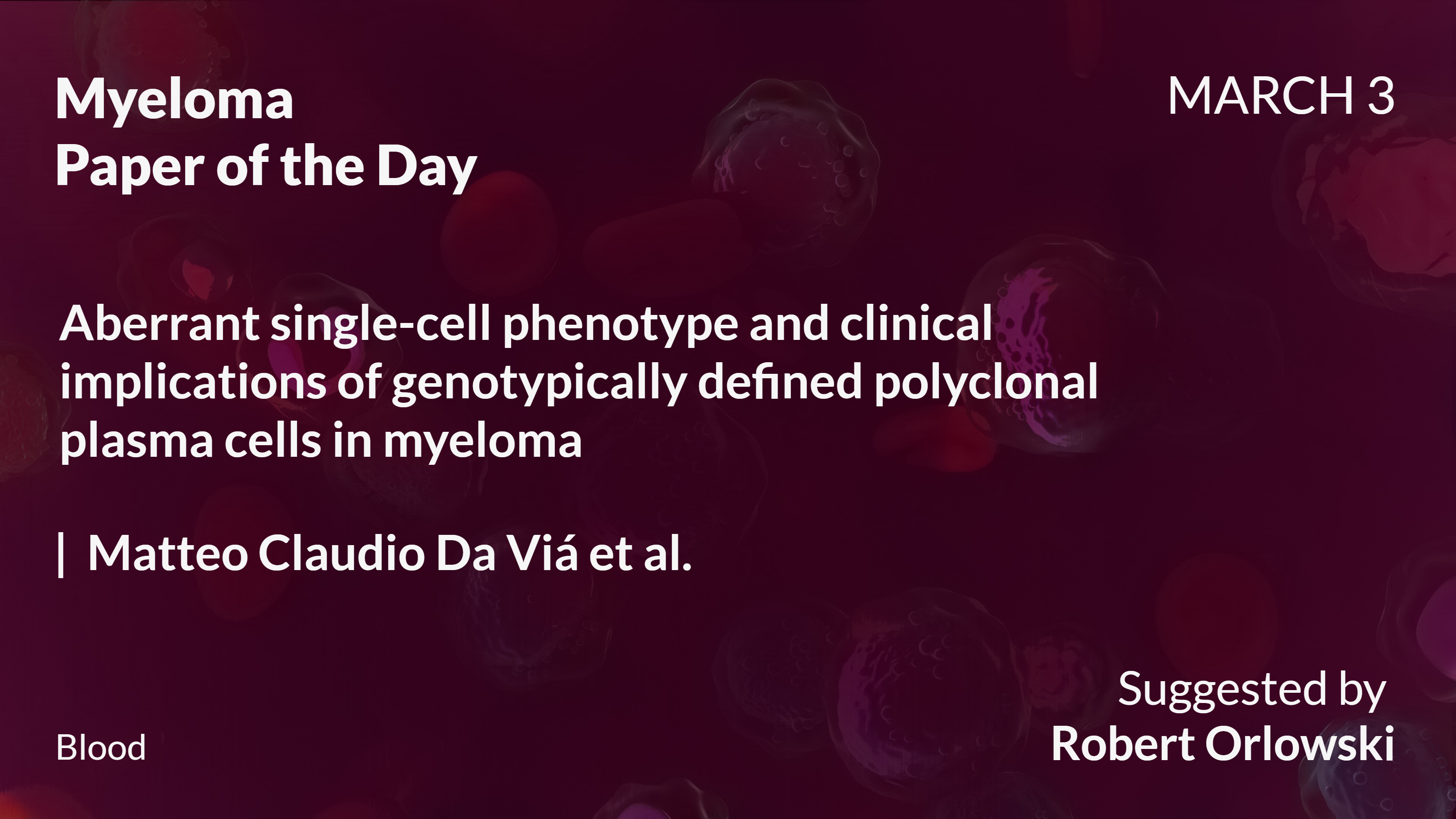 Myeloma Paper of the Day