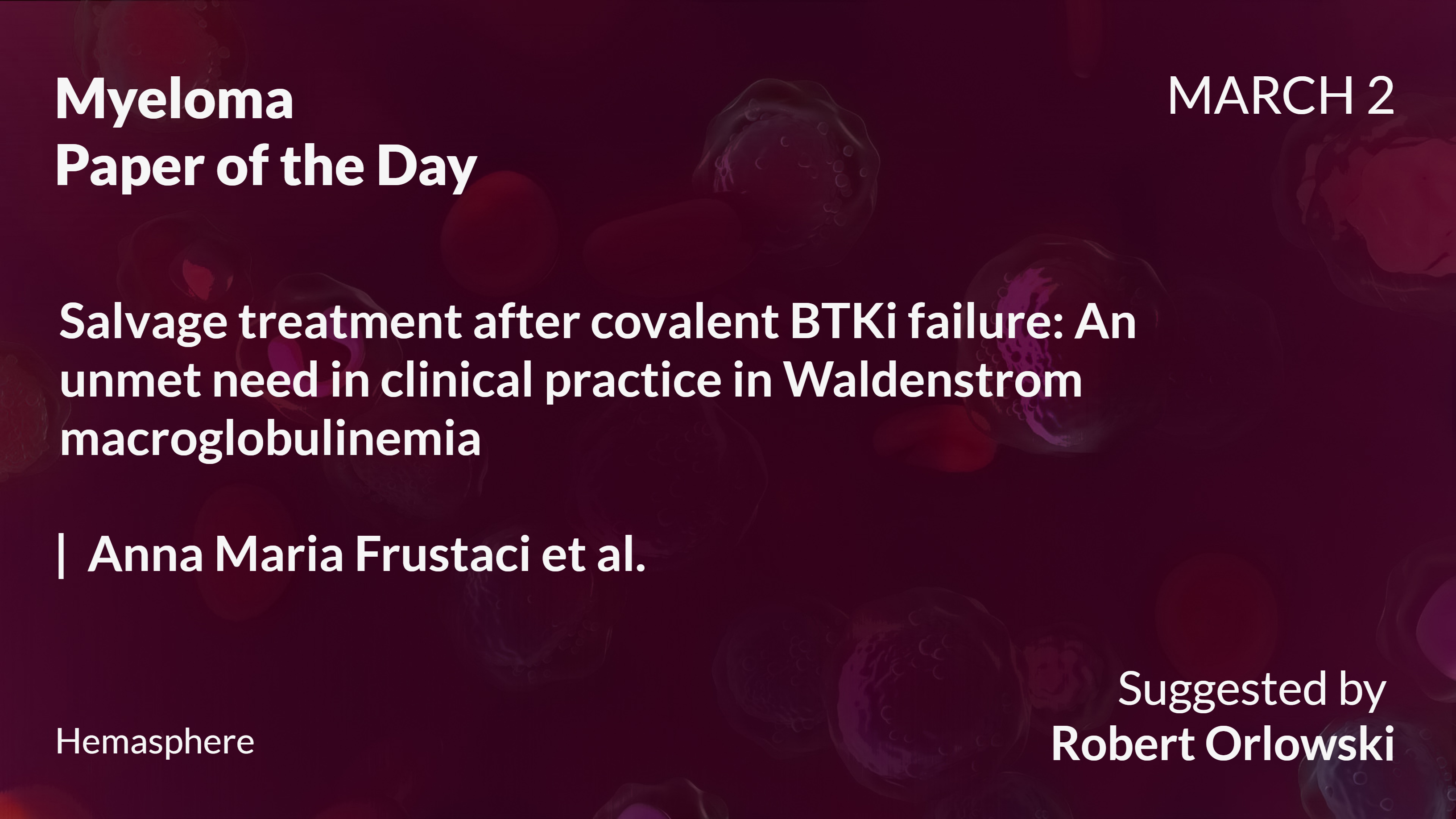Myeloma Paper of the Day