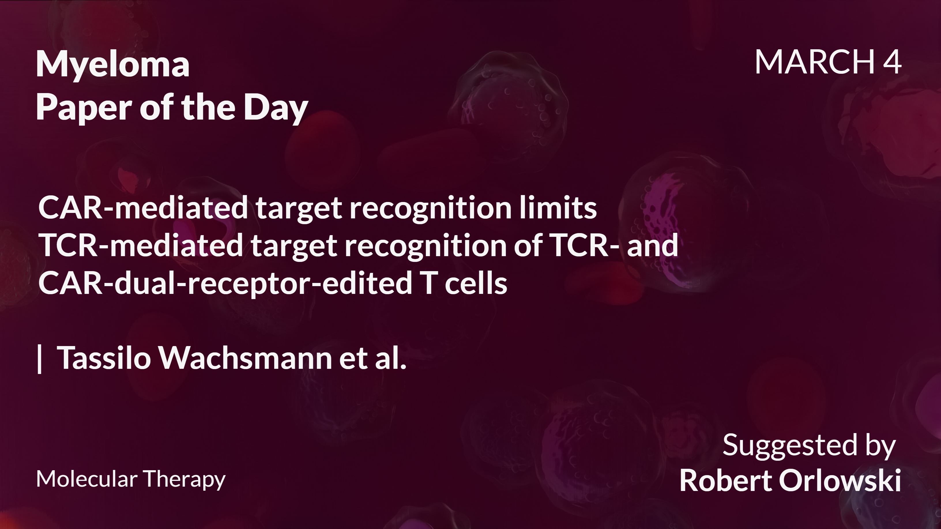 Myeloma Paper of the Day