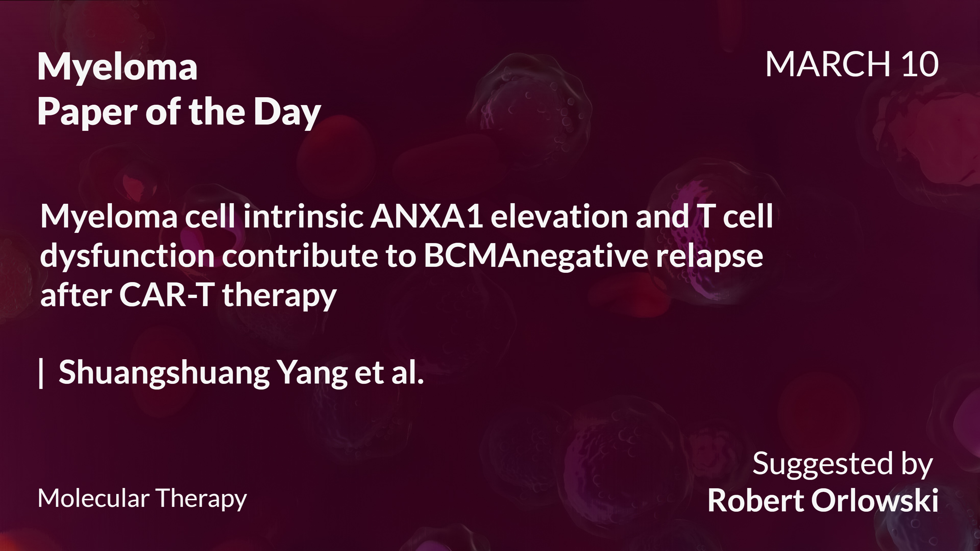 Myeloma Paper of the Day