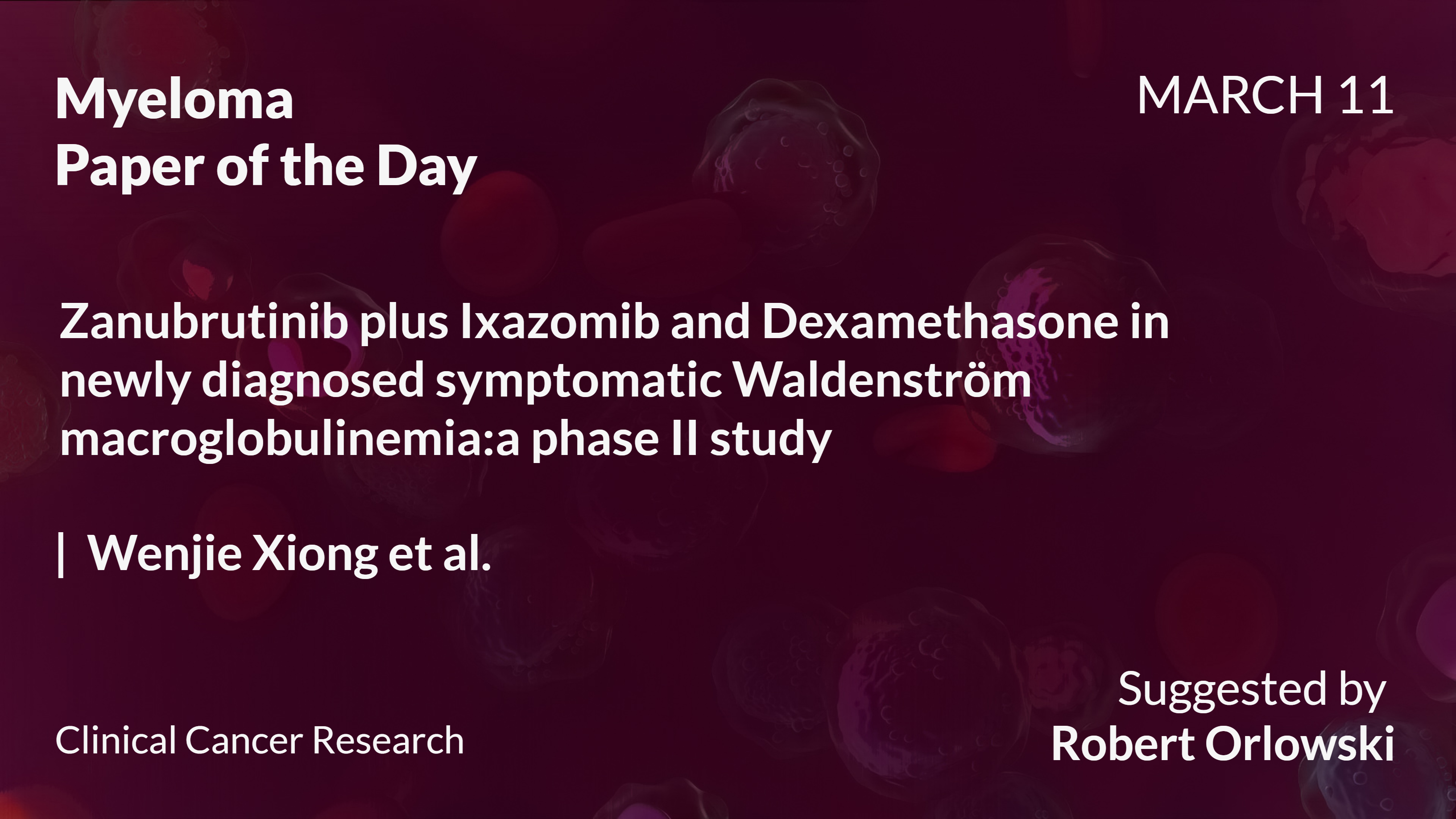 Myeloma Paper of the Day