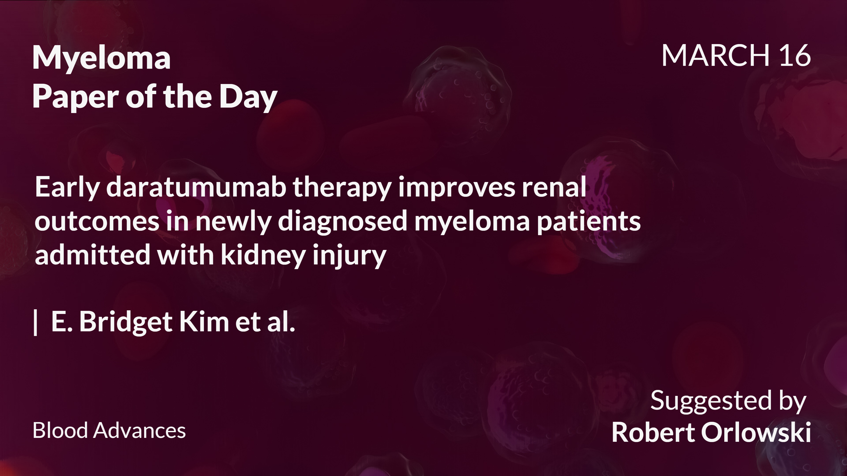 Myeloma Paper of the Day